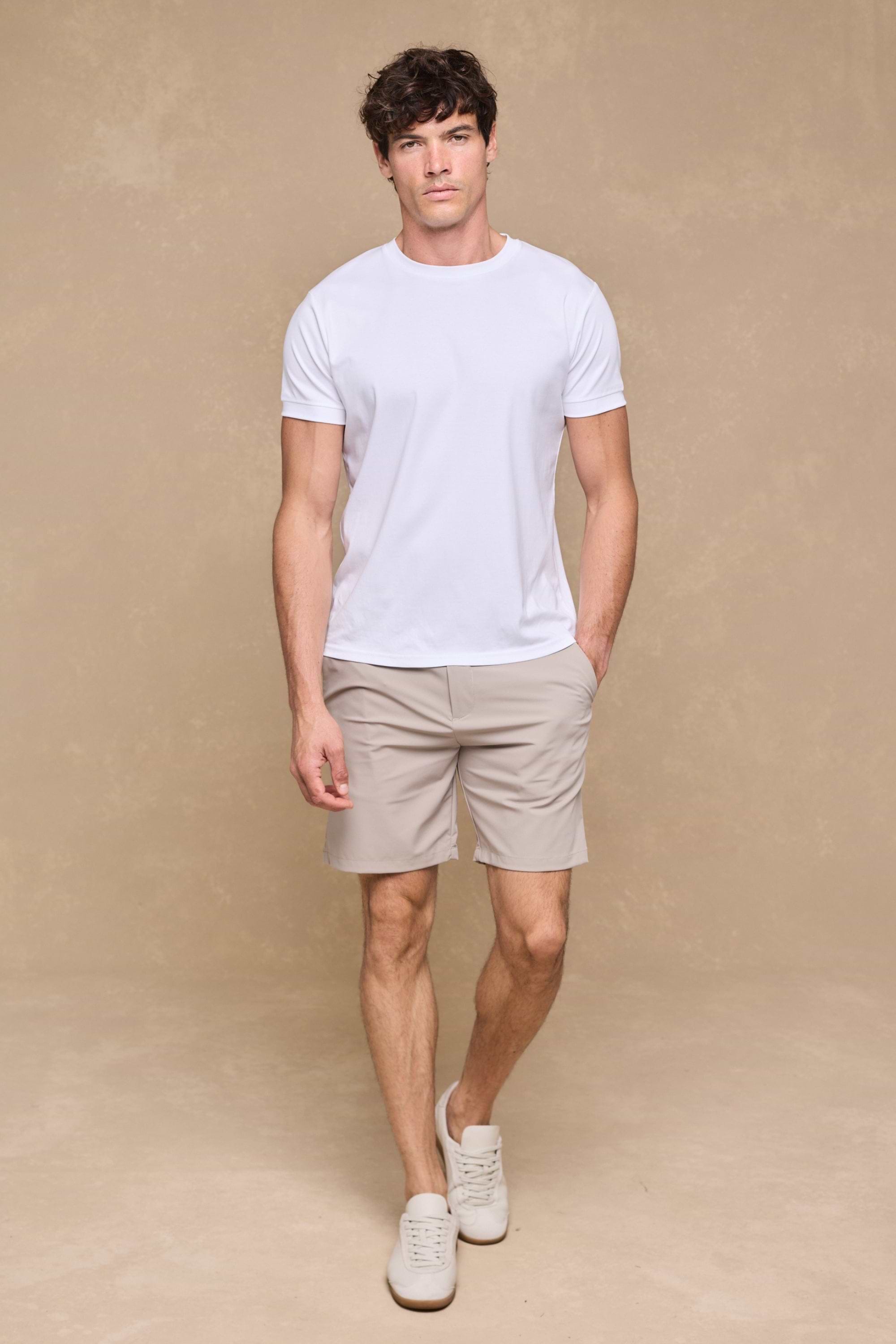 Luiz Hybrid Short - Beige