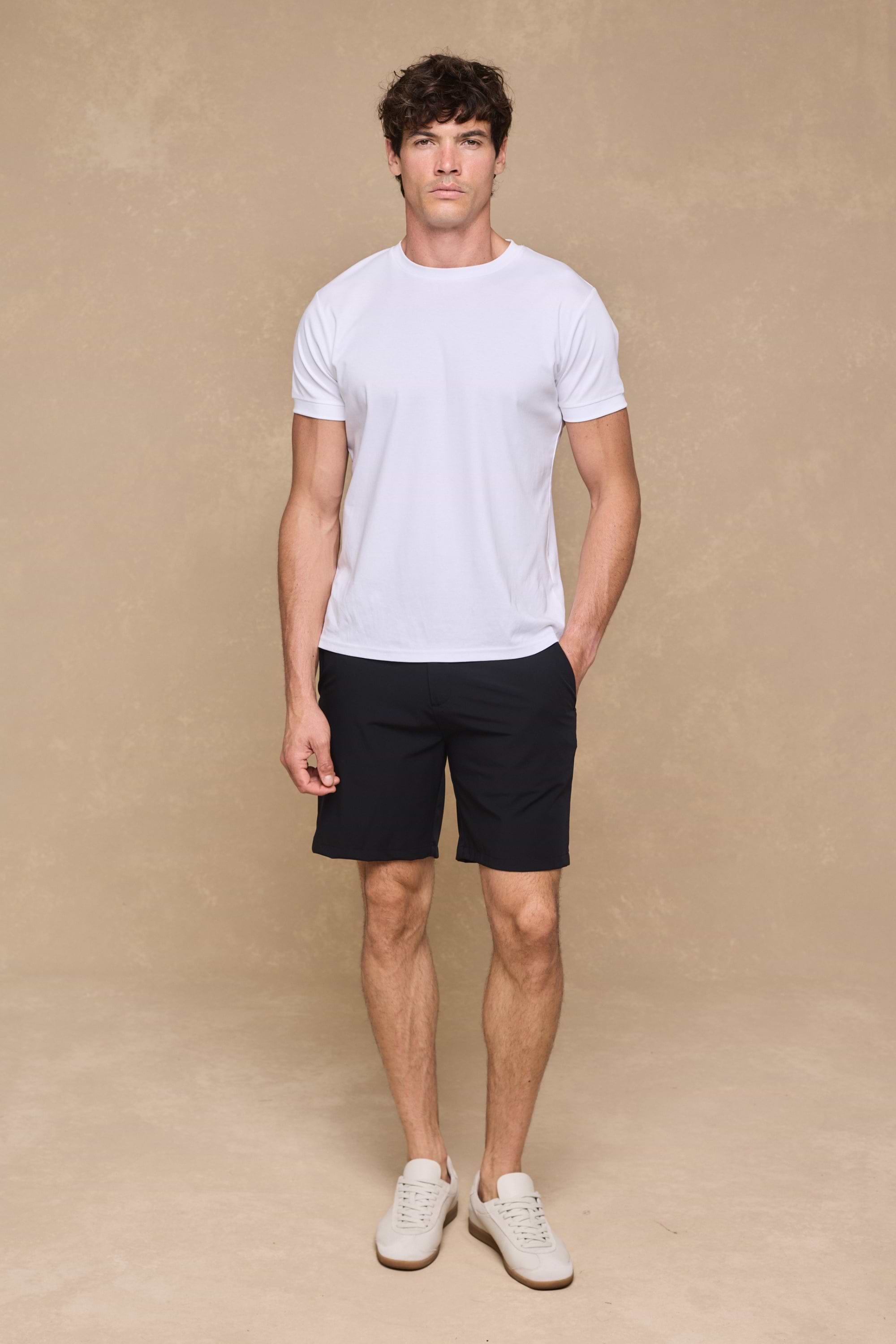 Luiz Hybrid Short - Black