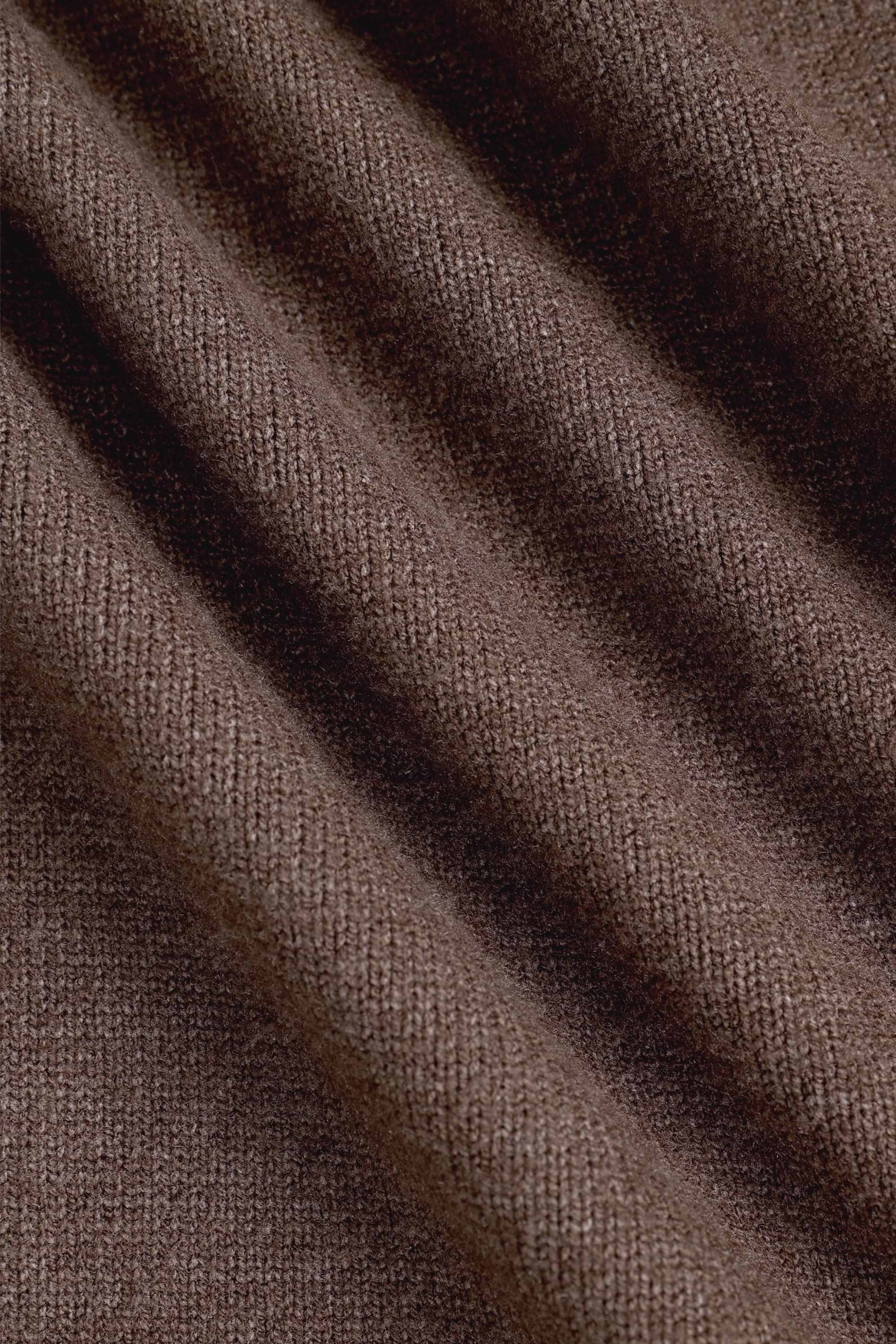 Lando Crew Neck Knit Sweater - Brown Marl