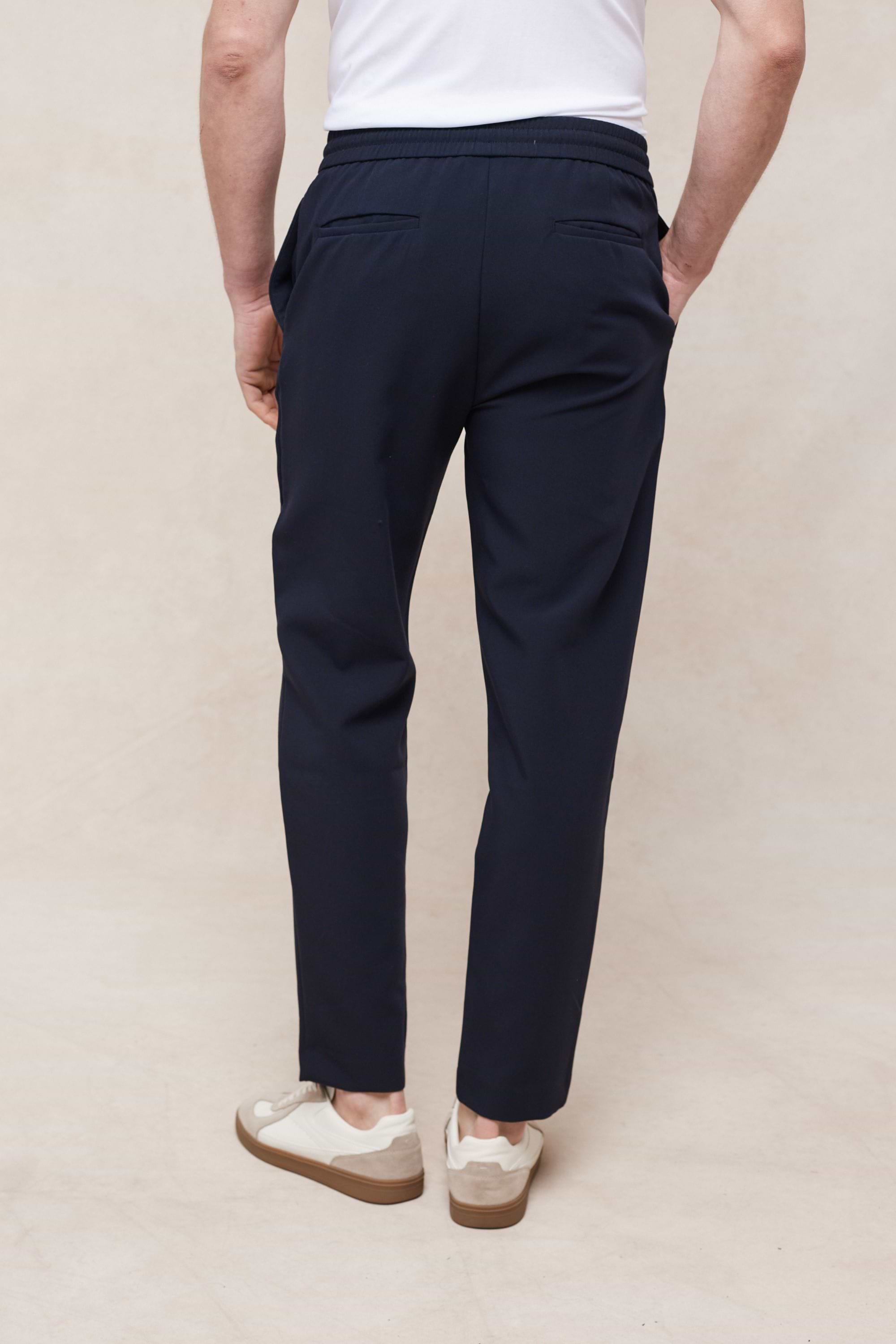 Mateo Tapered Trouser - Dark Navy