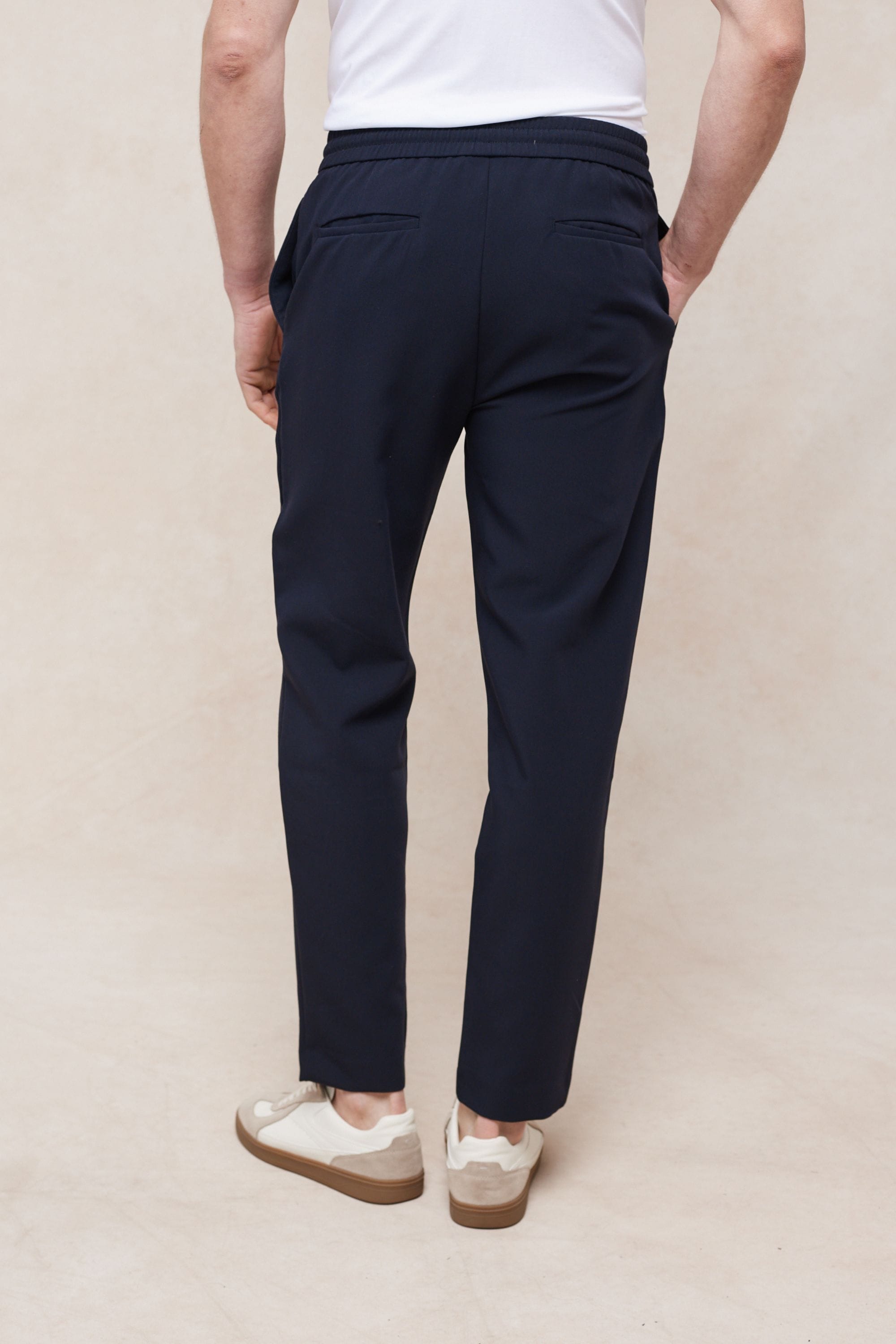 Mateo Tapered Trouser - Dark Navy