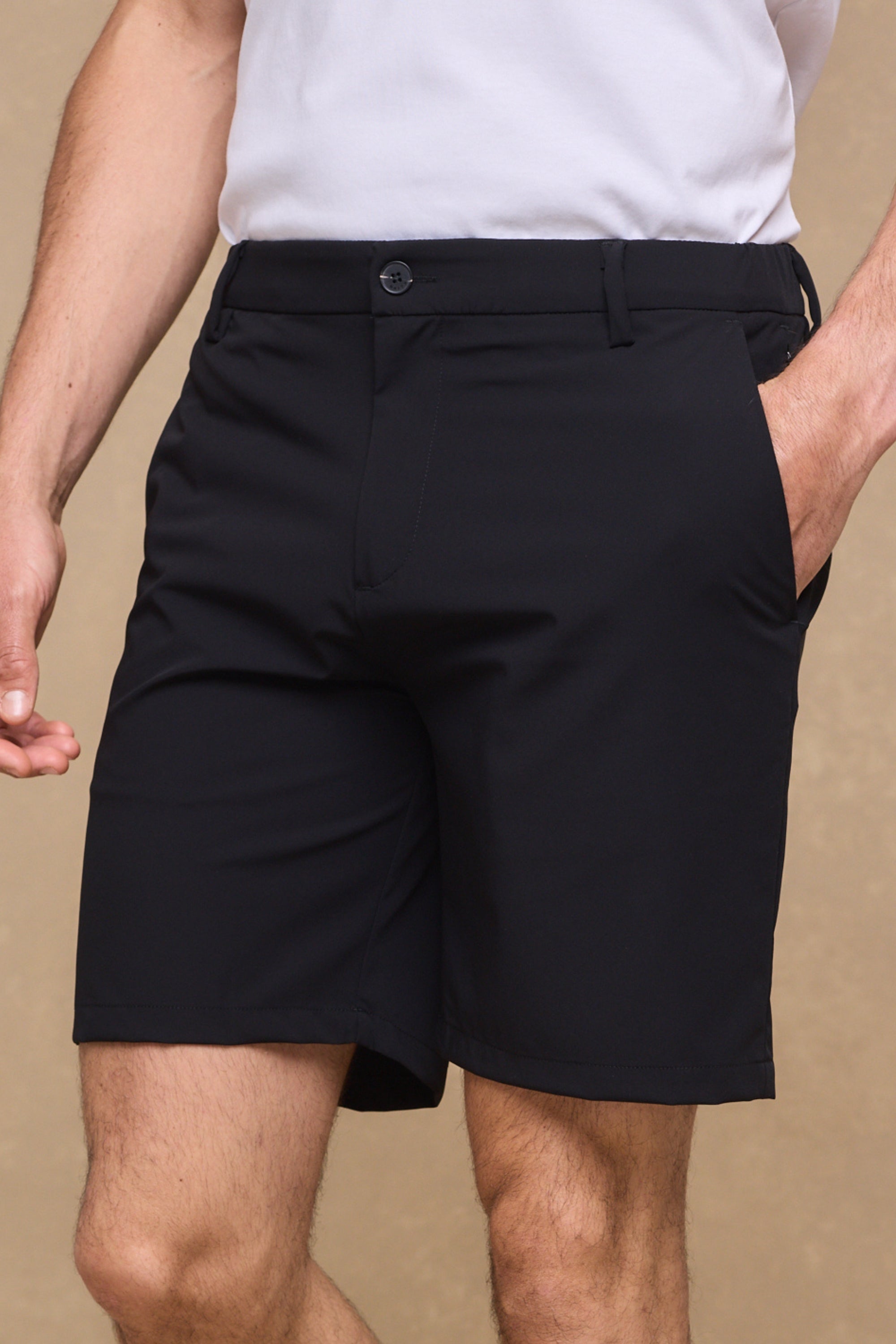 Luiz Hybrid Short - Black