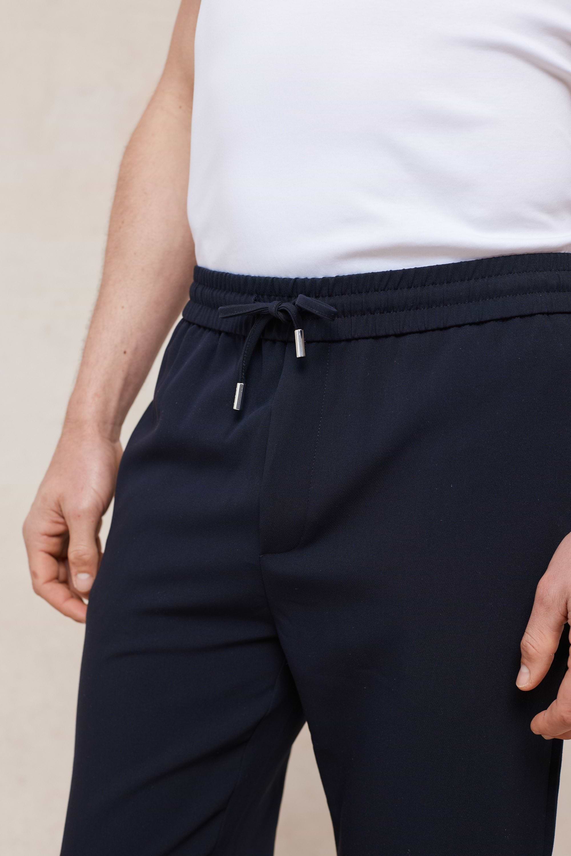 Mateo Tapered Trouser - Dark Navy