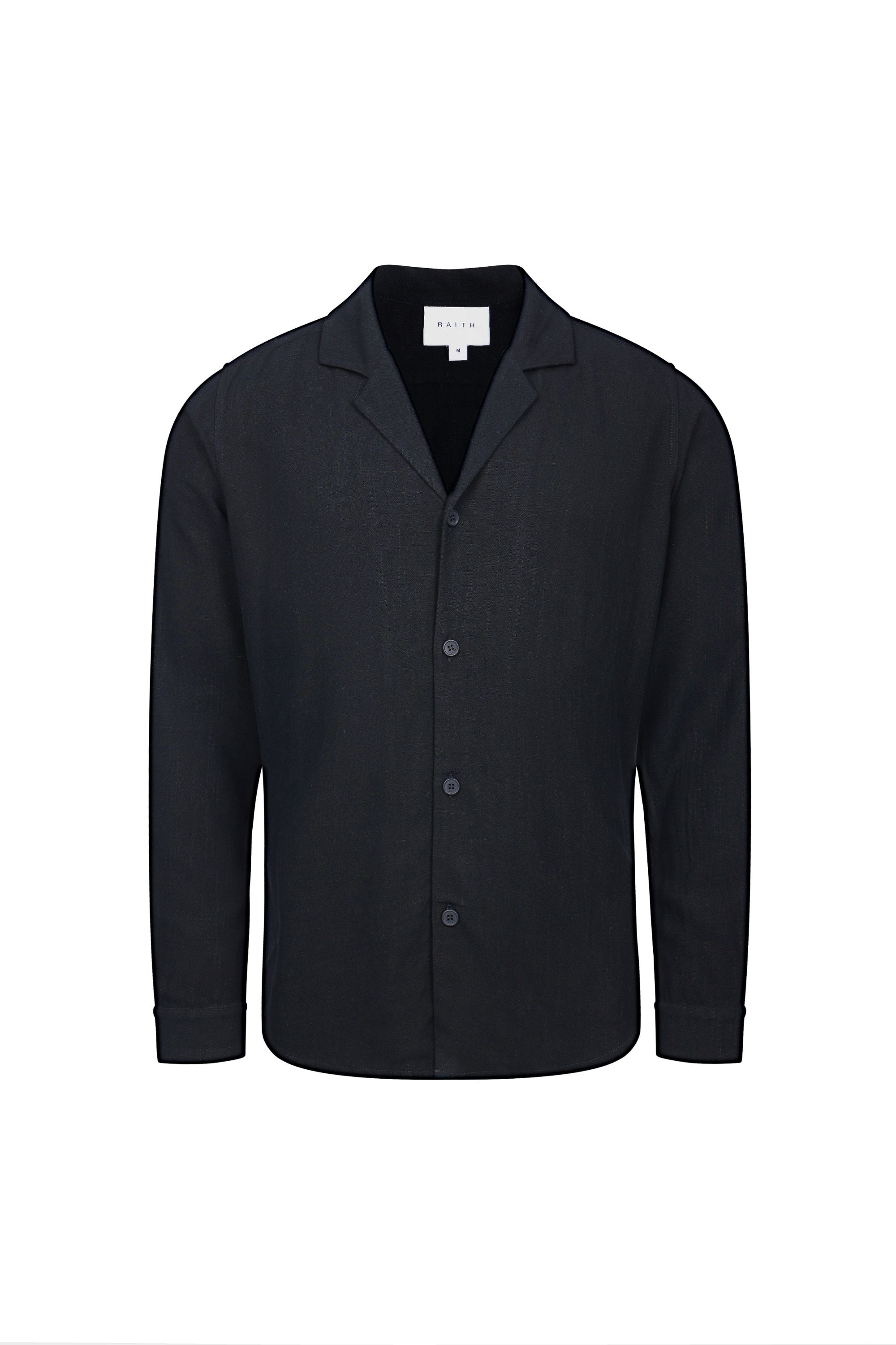 Cami Linen Shirt - Black
