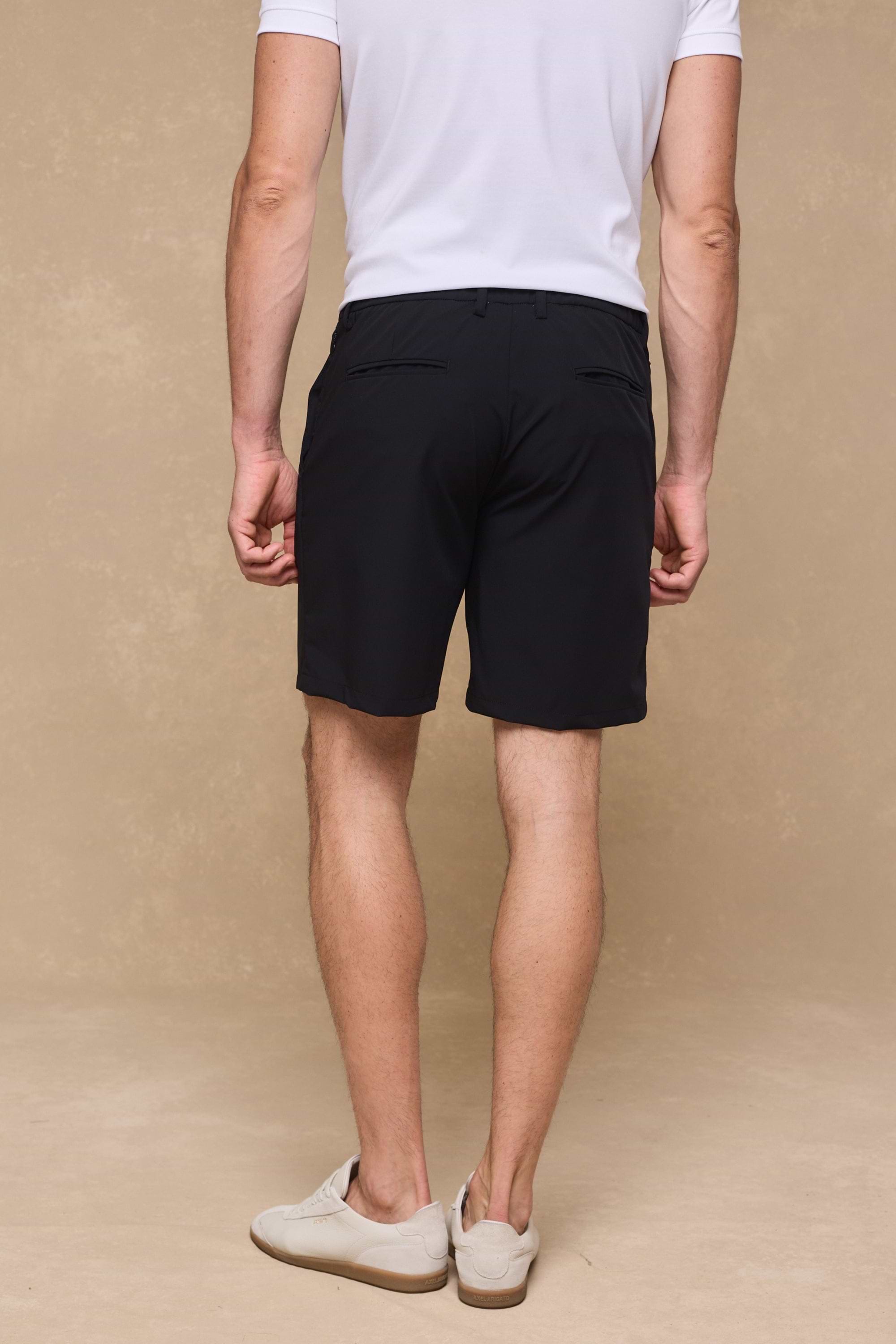 Luiz Hybrid Short - Black