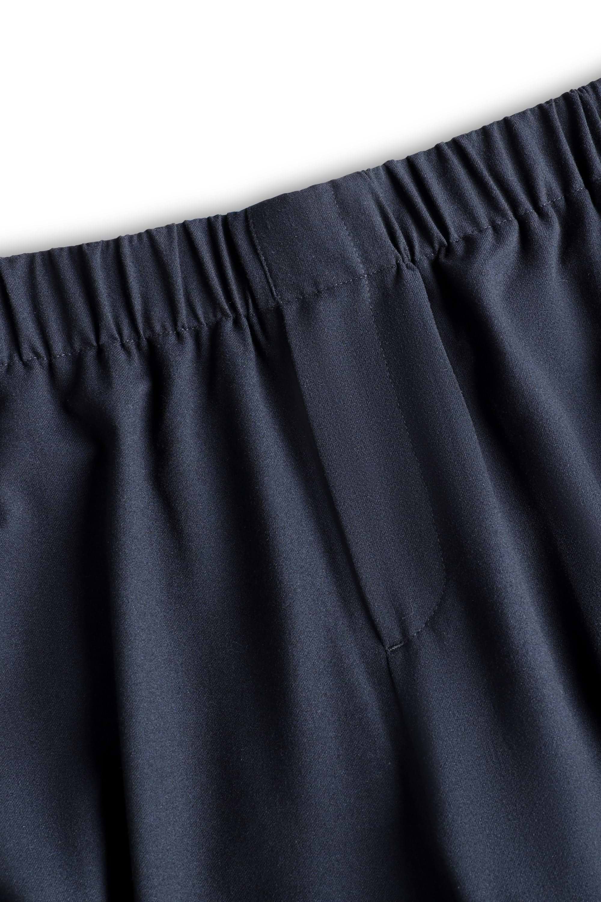 Johan Elasticated Waist Relaxed Fit Trouser - Dark Navy