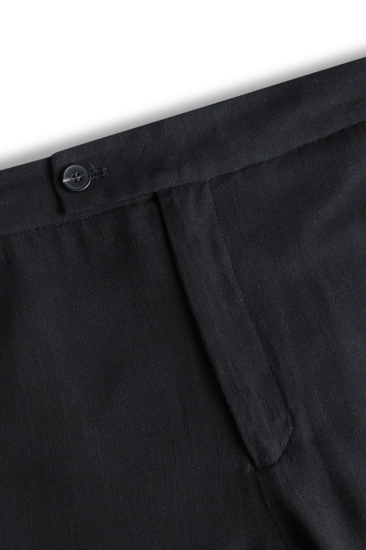 Cami Linen Straight Leg Trouser - Black