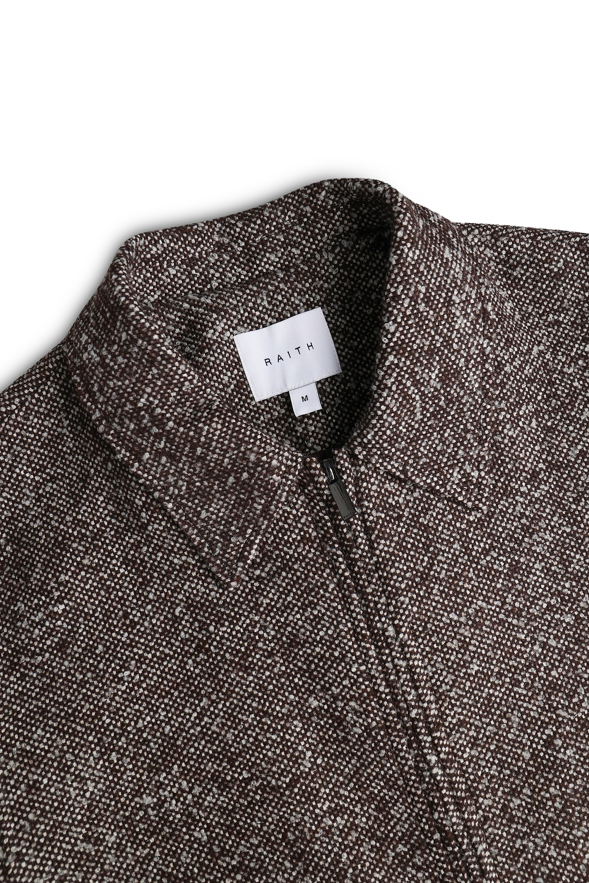 Bjorn Zip Through Blouson - Brown Multi