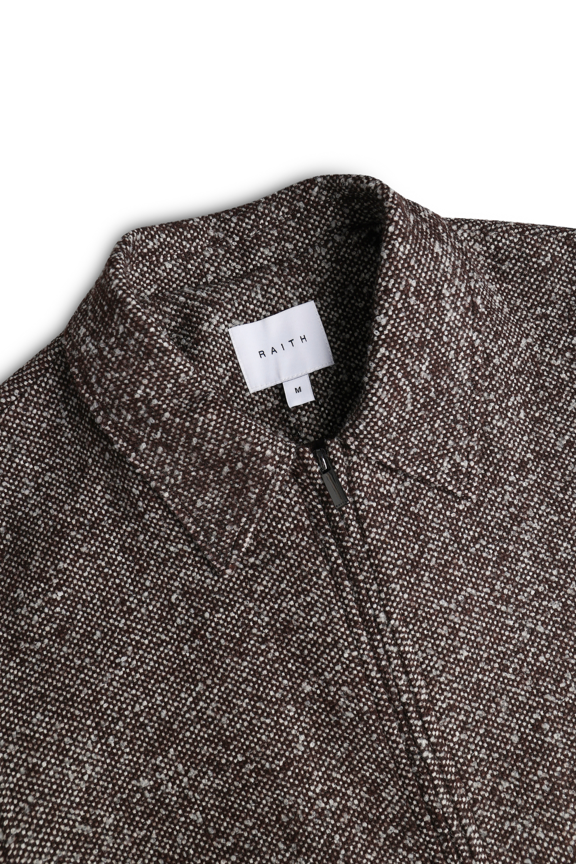 Bjorn Zip Thru Blouson - Brown Multi