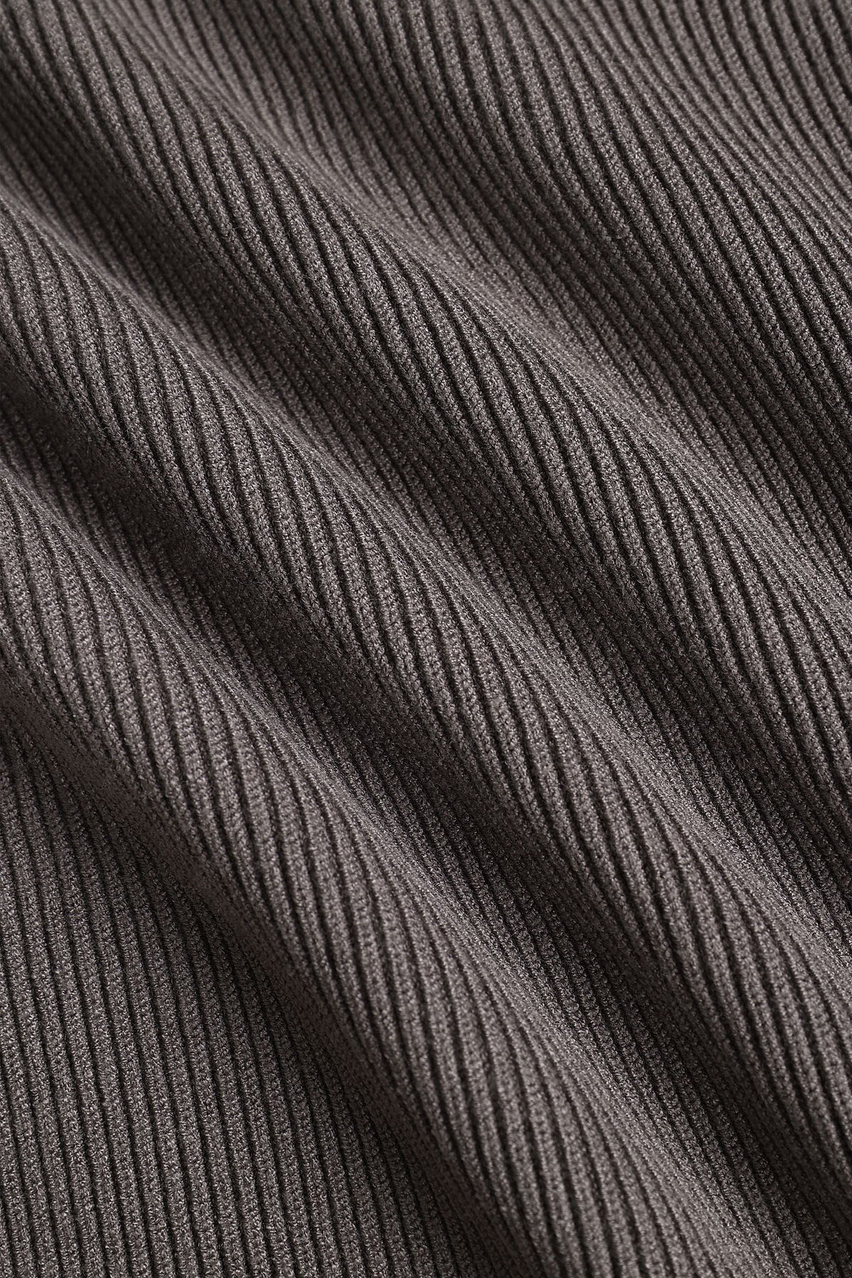 Angus Rib Knit Polo - Mushroom