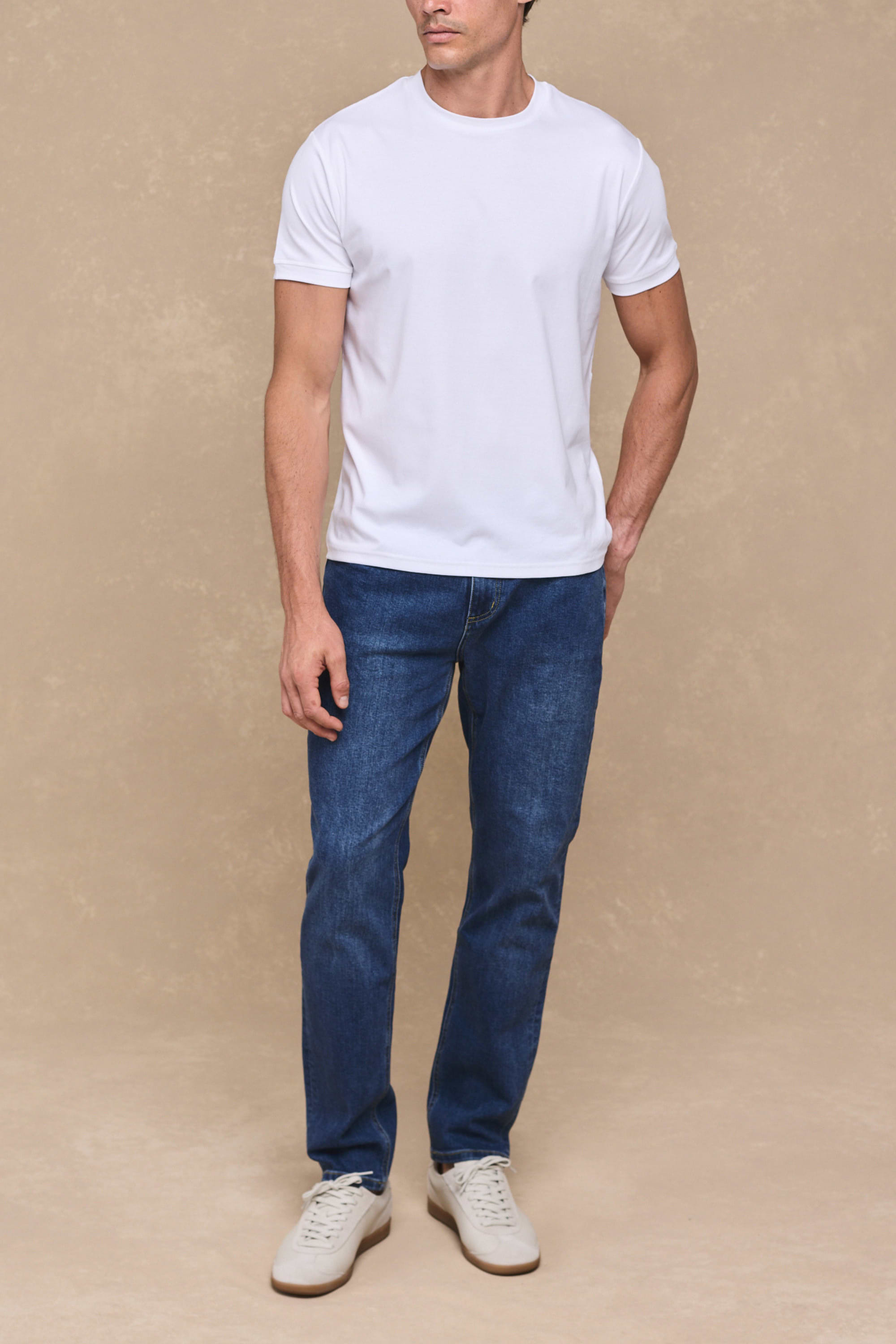 Marco Washed Jean - Mid Wash Indigo