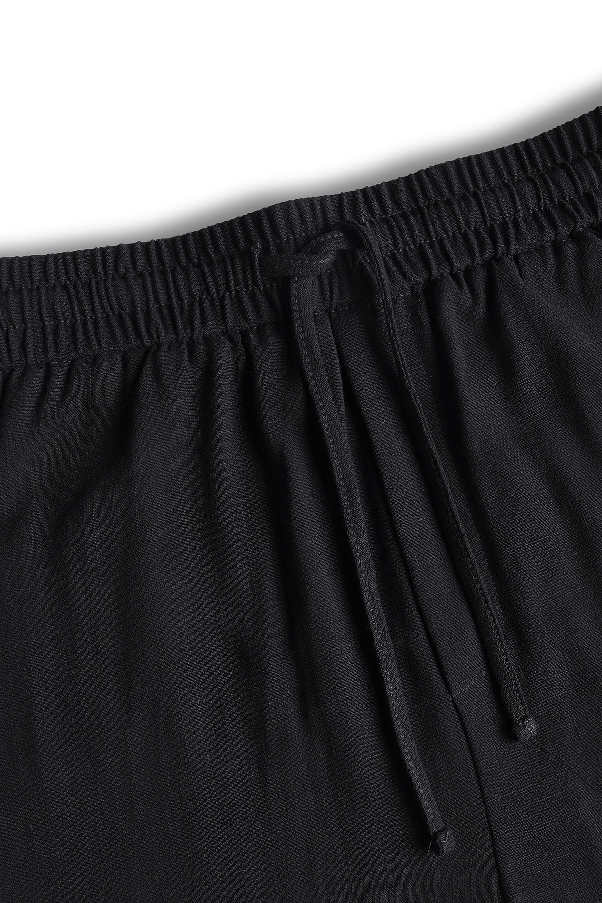 Cami-Shorts aus Leinen - Haferflocken