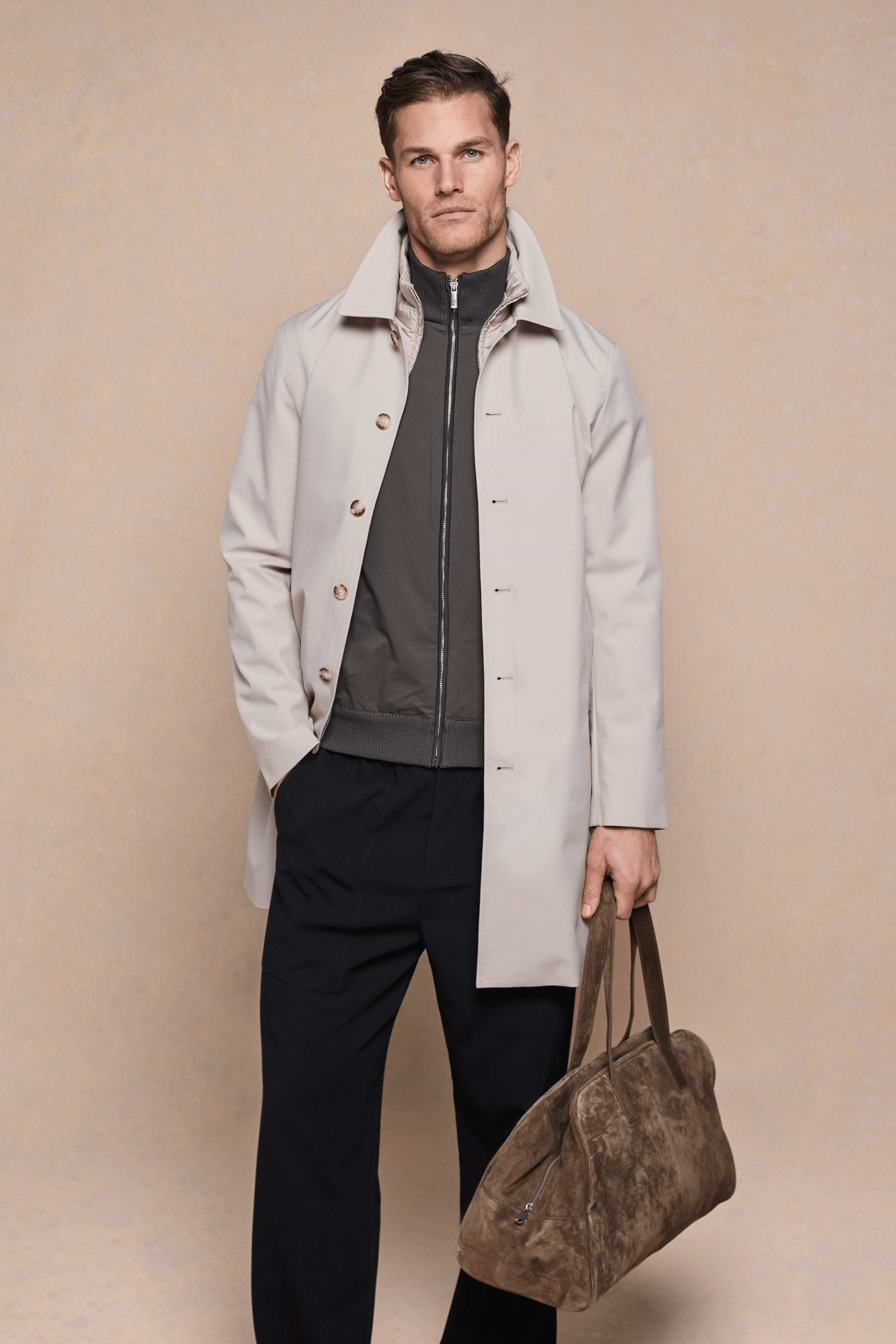 Paco Hybrid Knitted Jacket - Dark Olive