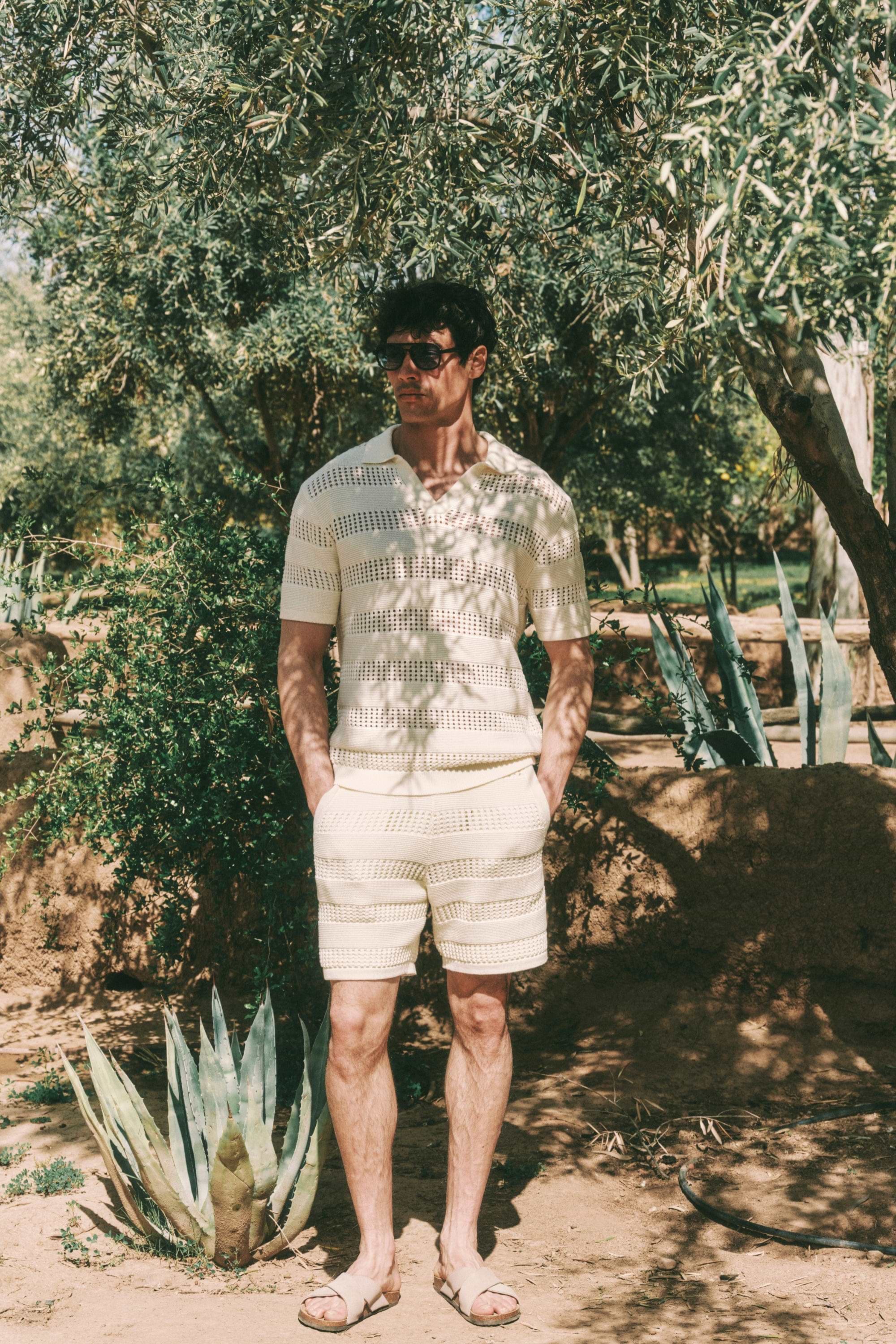 Frattina Crochet Short - Ecru