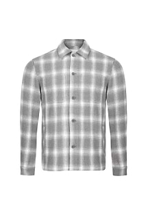Vienna Checked Overshirt - Sage/Ivory