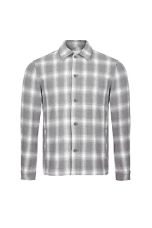 Vienna Checked Overshirt - Sage/Ivory