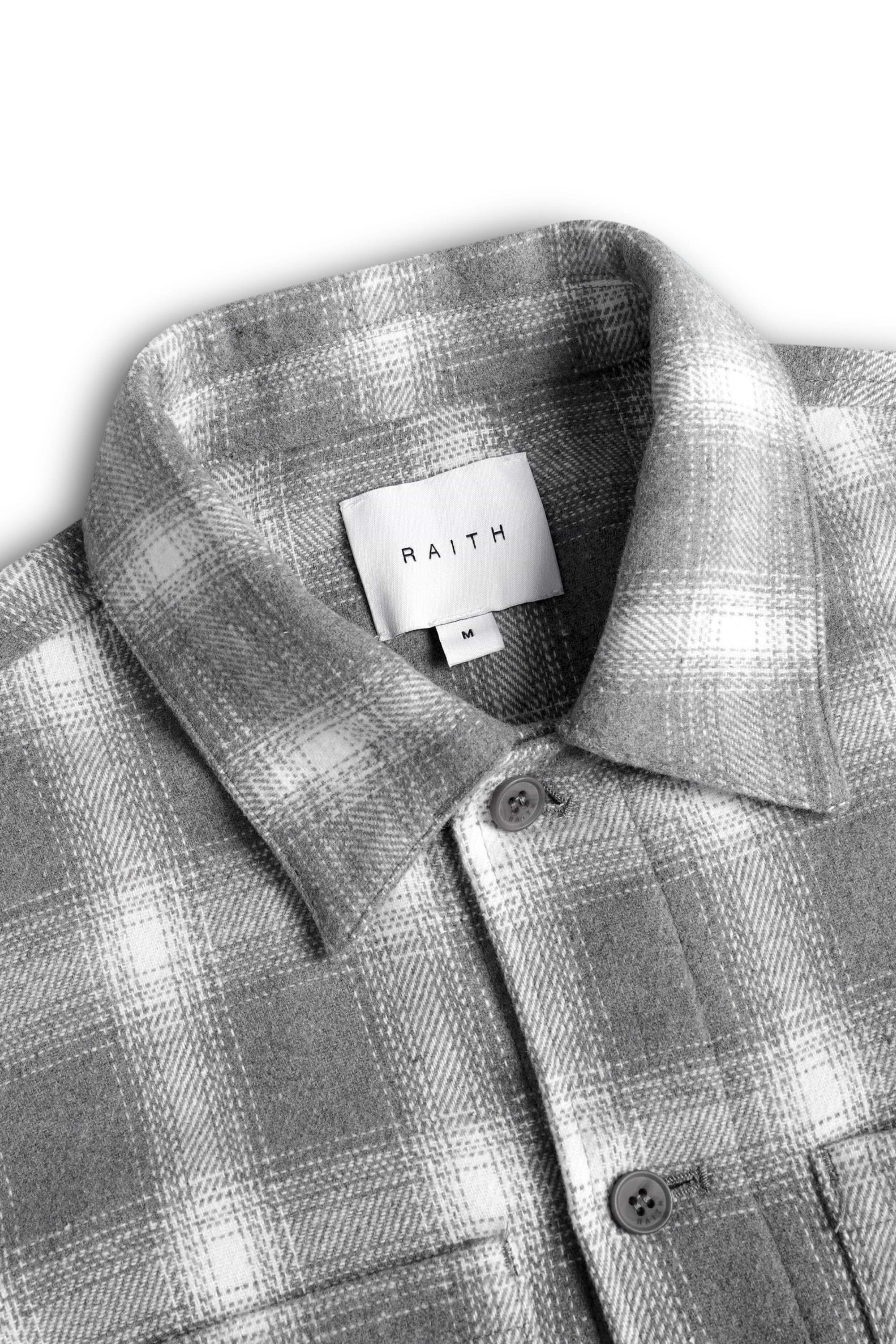 Vienna Checked Overshirt - Sage/Ivory