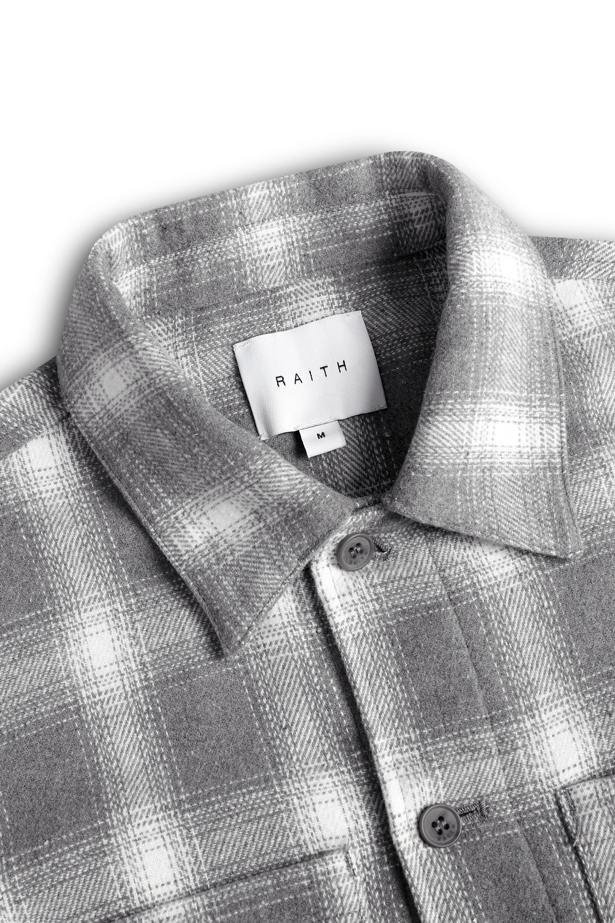 Vienna Checked Overshirt - Sage/Ivory
