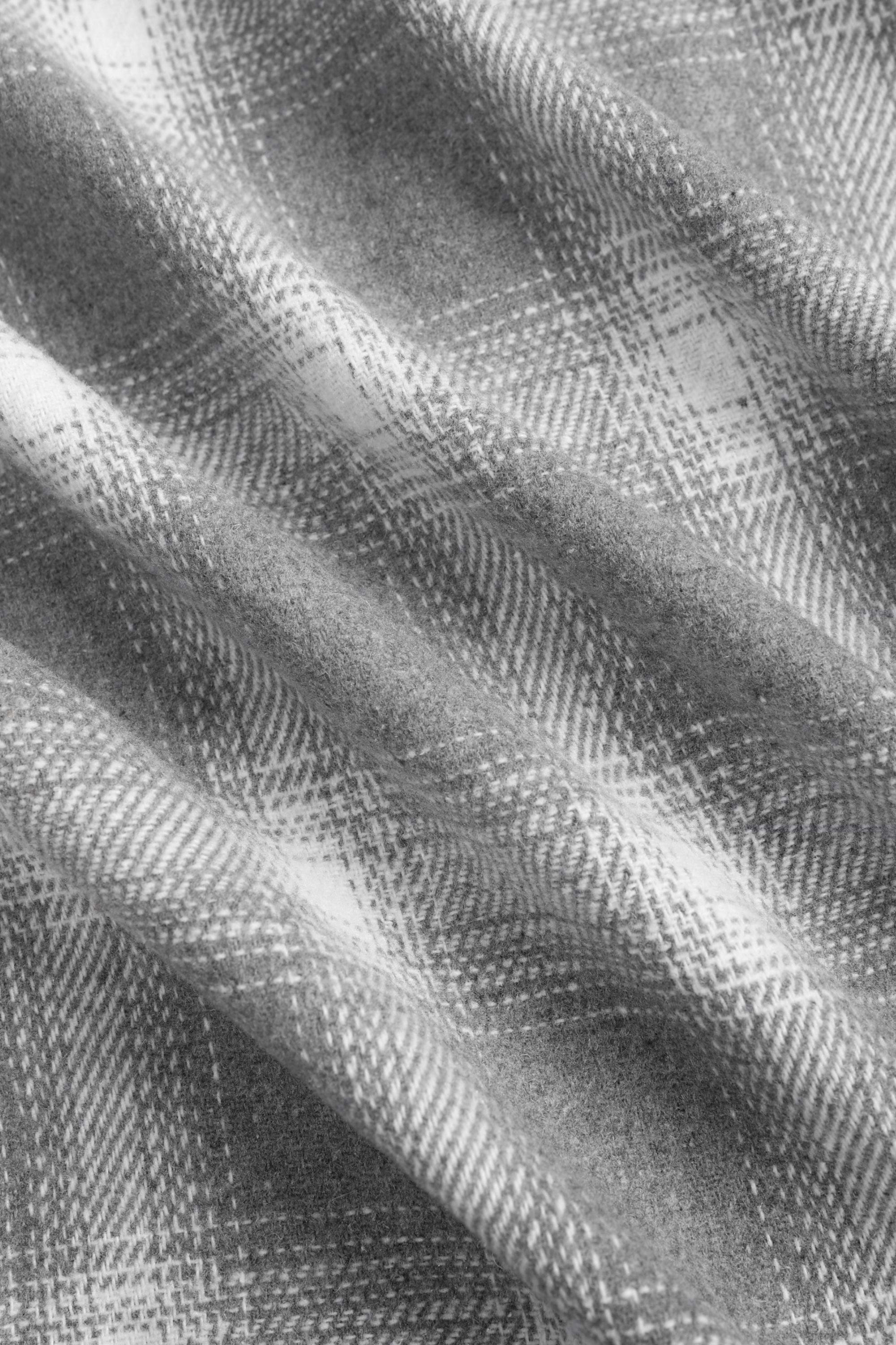 Vienna Checked Overshirt - Sage/Ivory