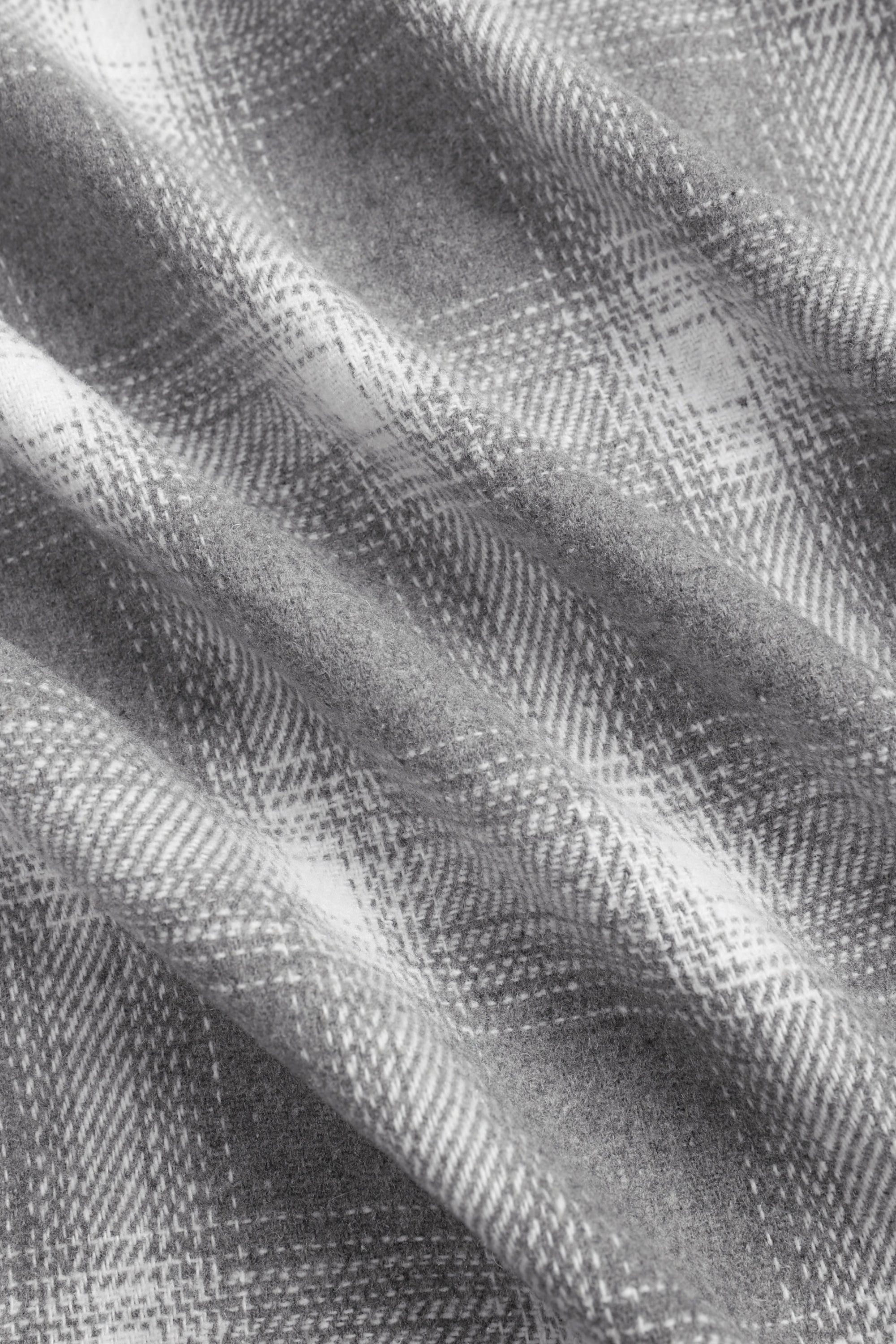 Vienna Checked Overshirt - Sage/Ivory