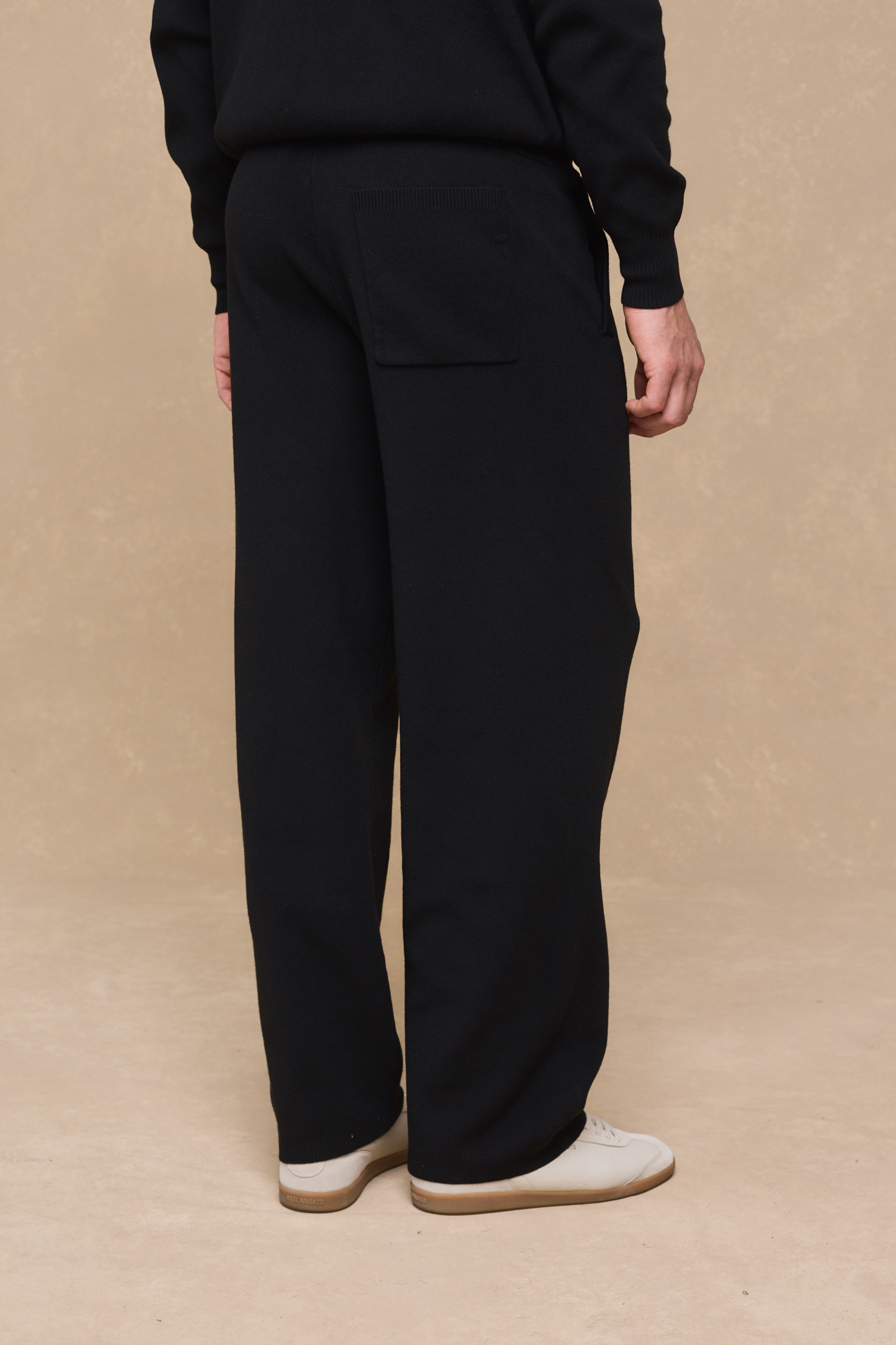 Theo Knitted Trouser - Black