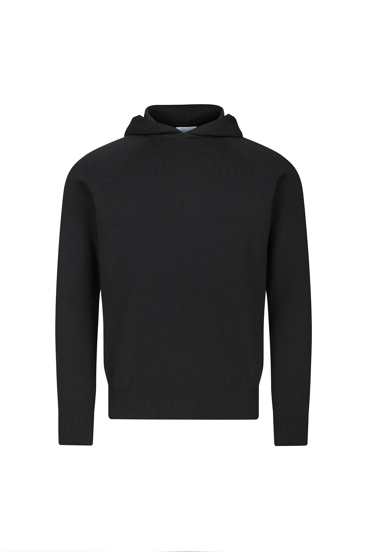Theo Knitted Hoodie - Black