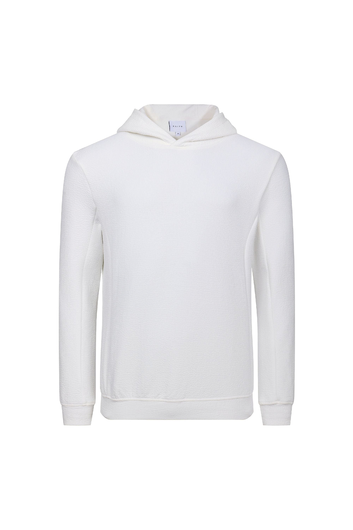 Zarco Crinkled Jersey Hoodie - Ivory
