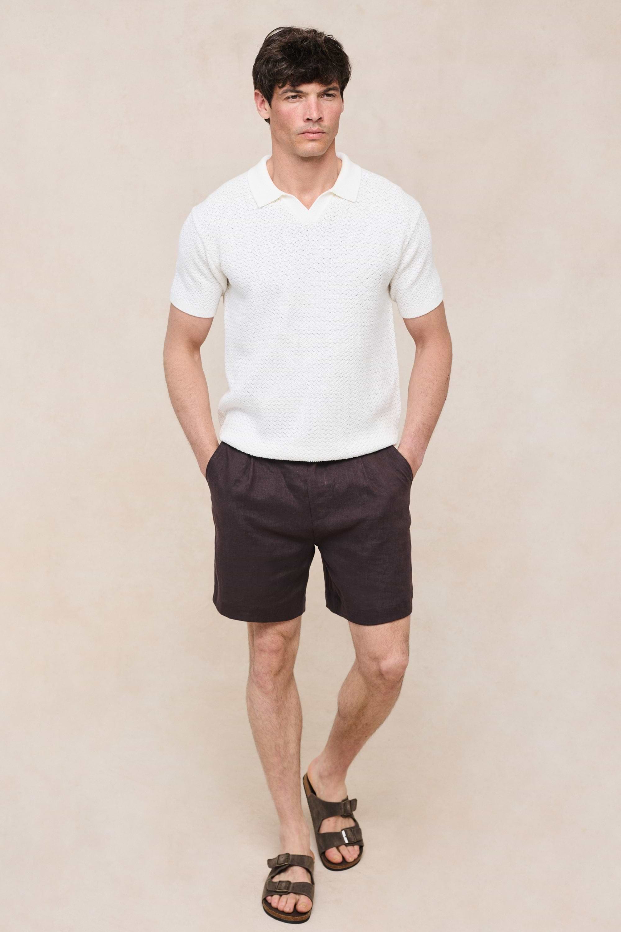 Rapha Cotton Knit Polo - Ecru