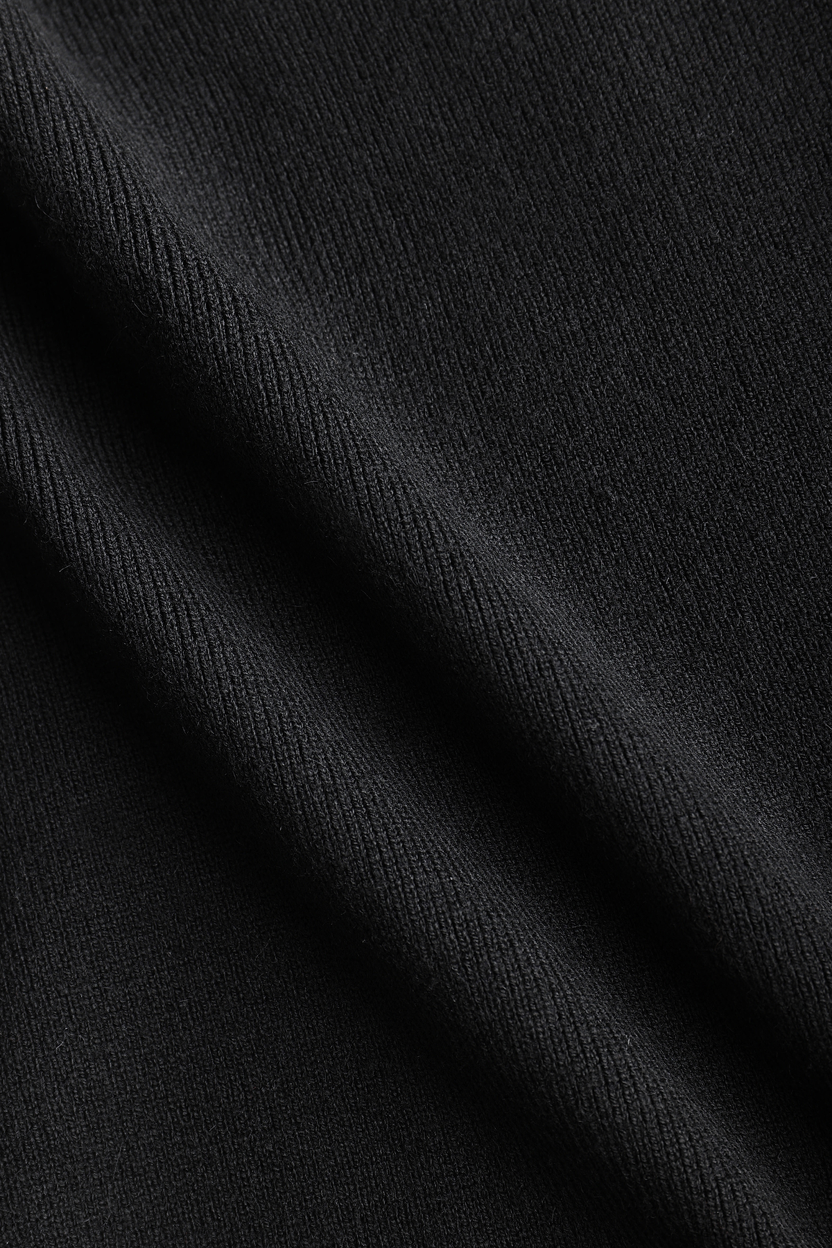 Theo Knitted Hoodie - Black
