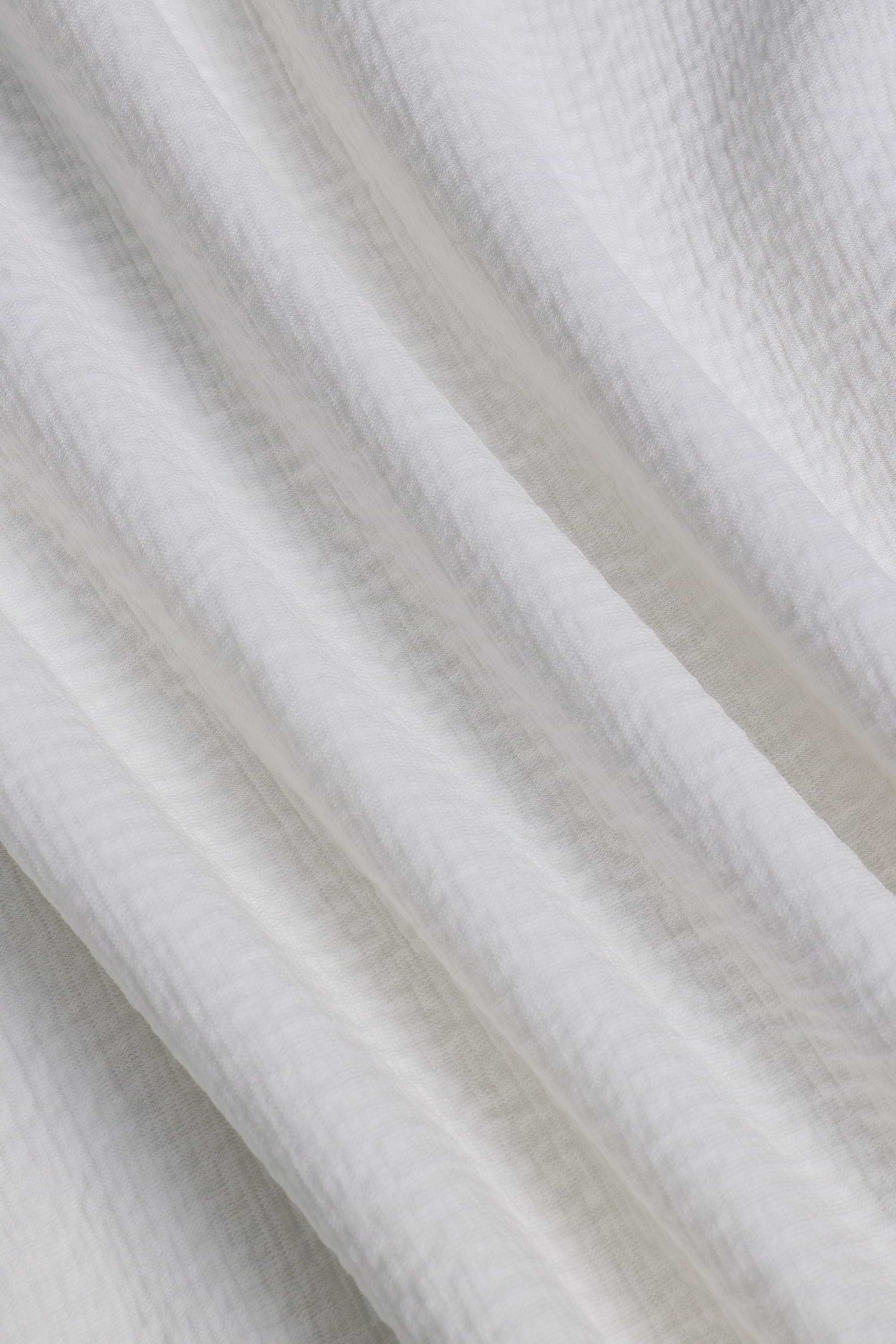 Zarco Crinkled Jersey Hoodie - Ivory