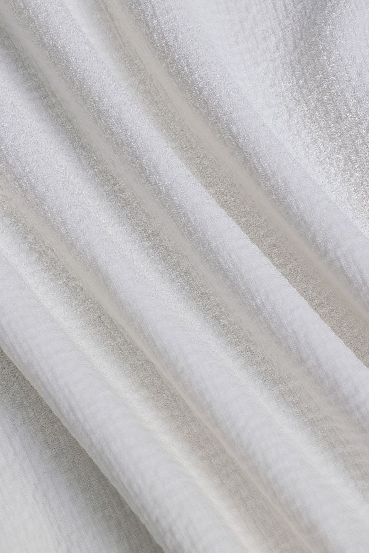 Zarco Crinkled Jersey Hoodie - Ivory
