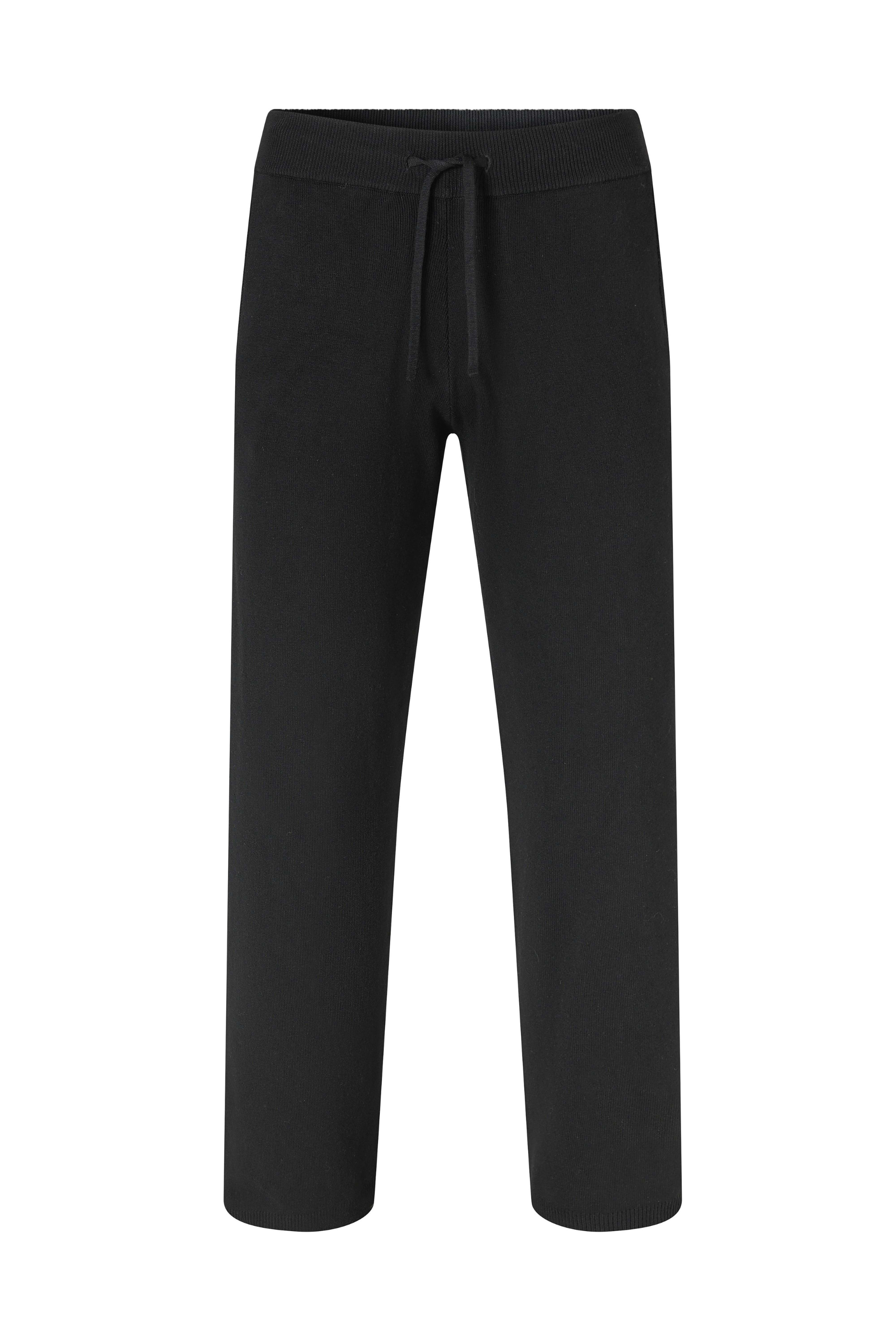 Theo Knitted Trouser - Black