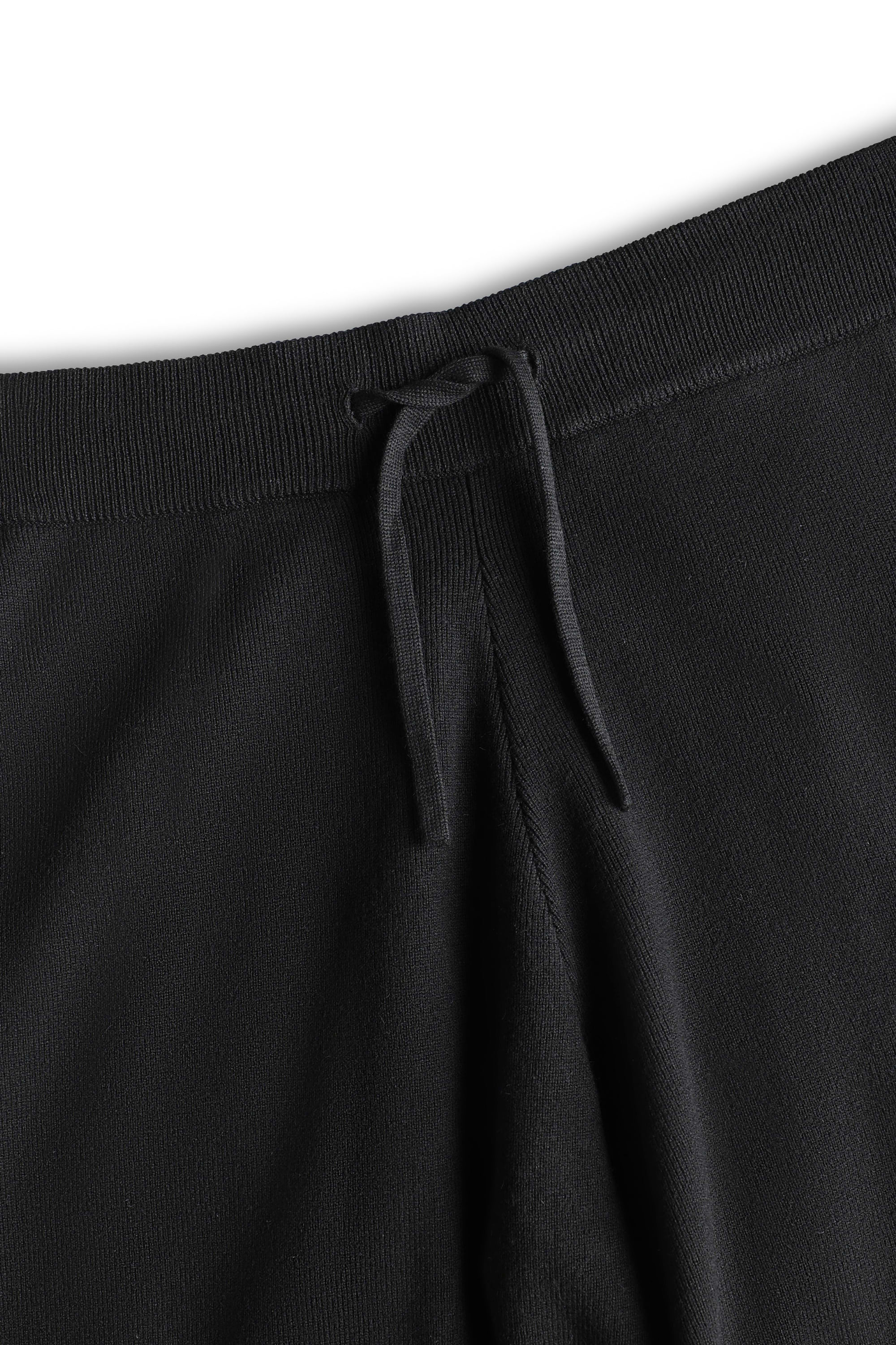 Theo Knitted Trouser - Black