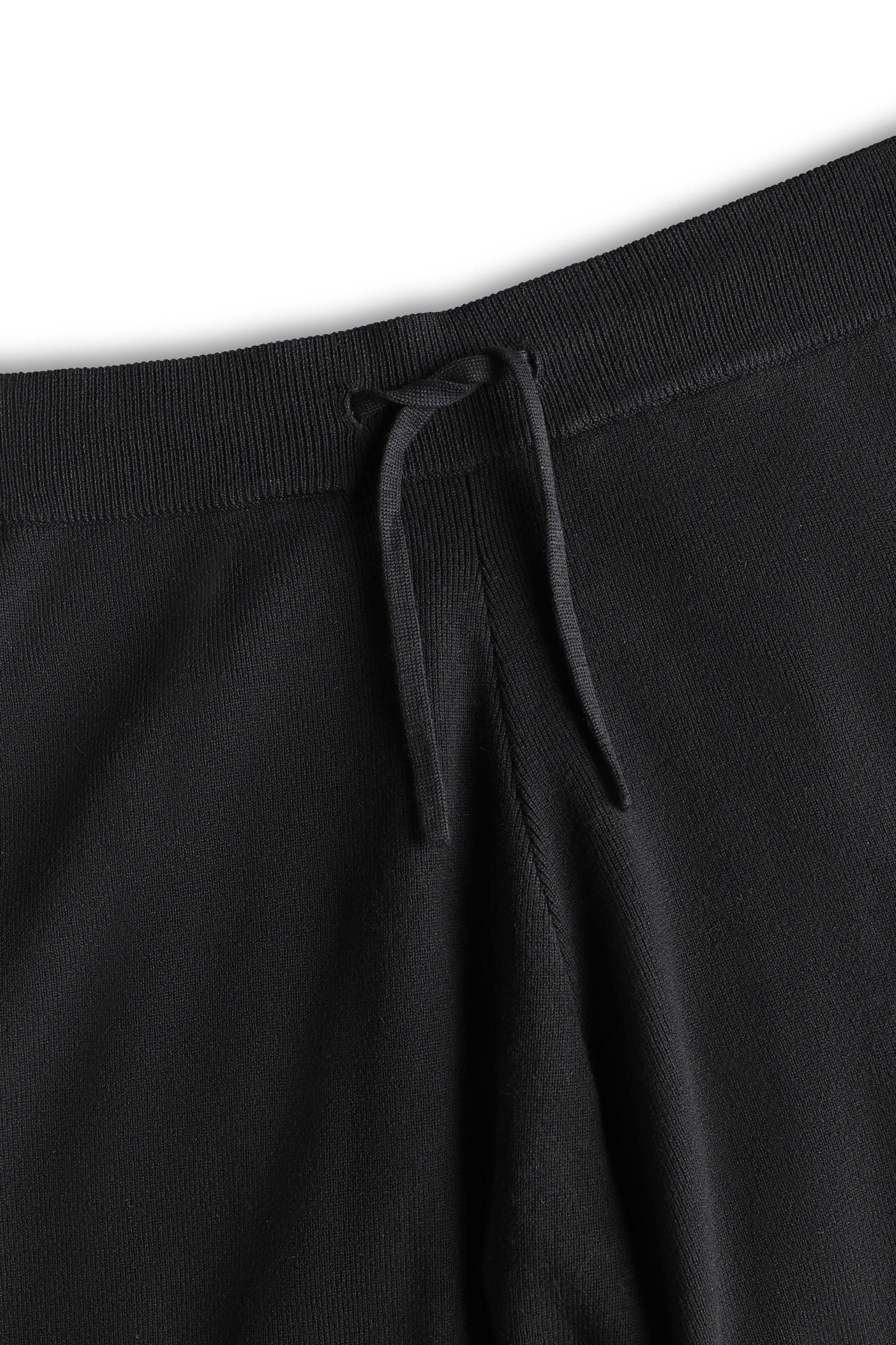Theo Knitted Trouser - Black