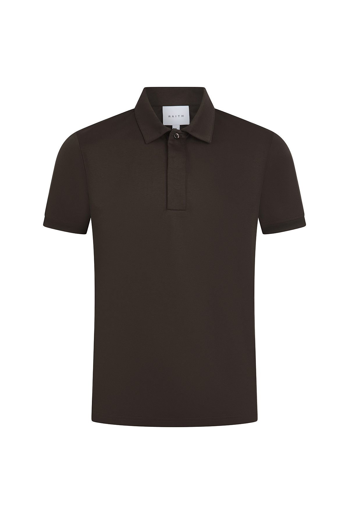 Santi Mercerised Polo Shirt - Brown