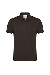 Santi Mercerised Polo Shirt - Brown