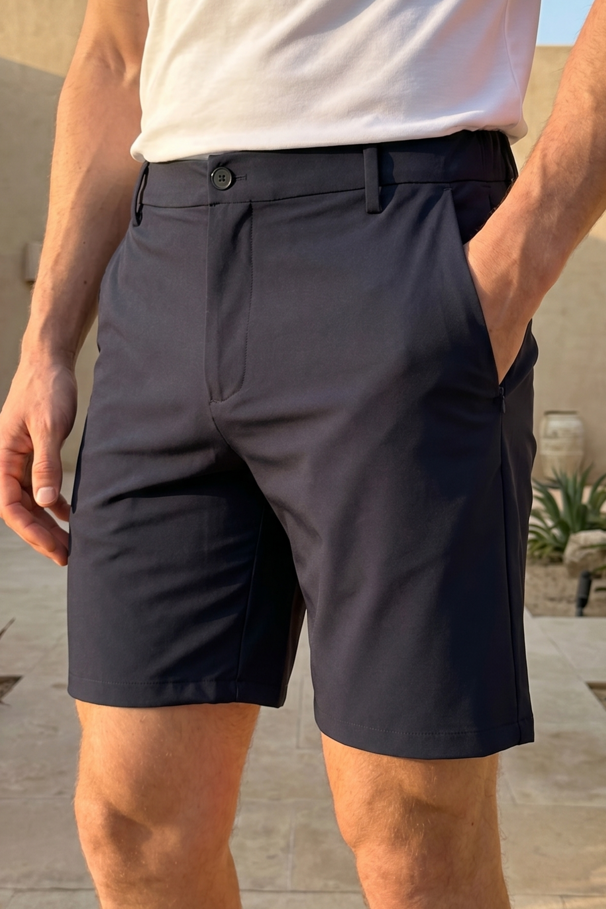 Luiz Hybrid Short - Navy
