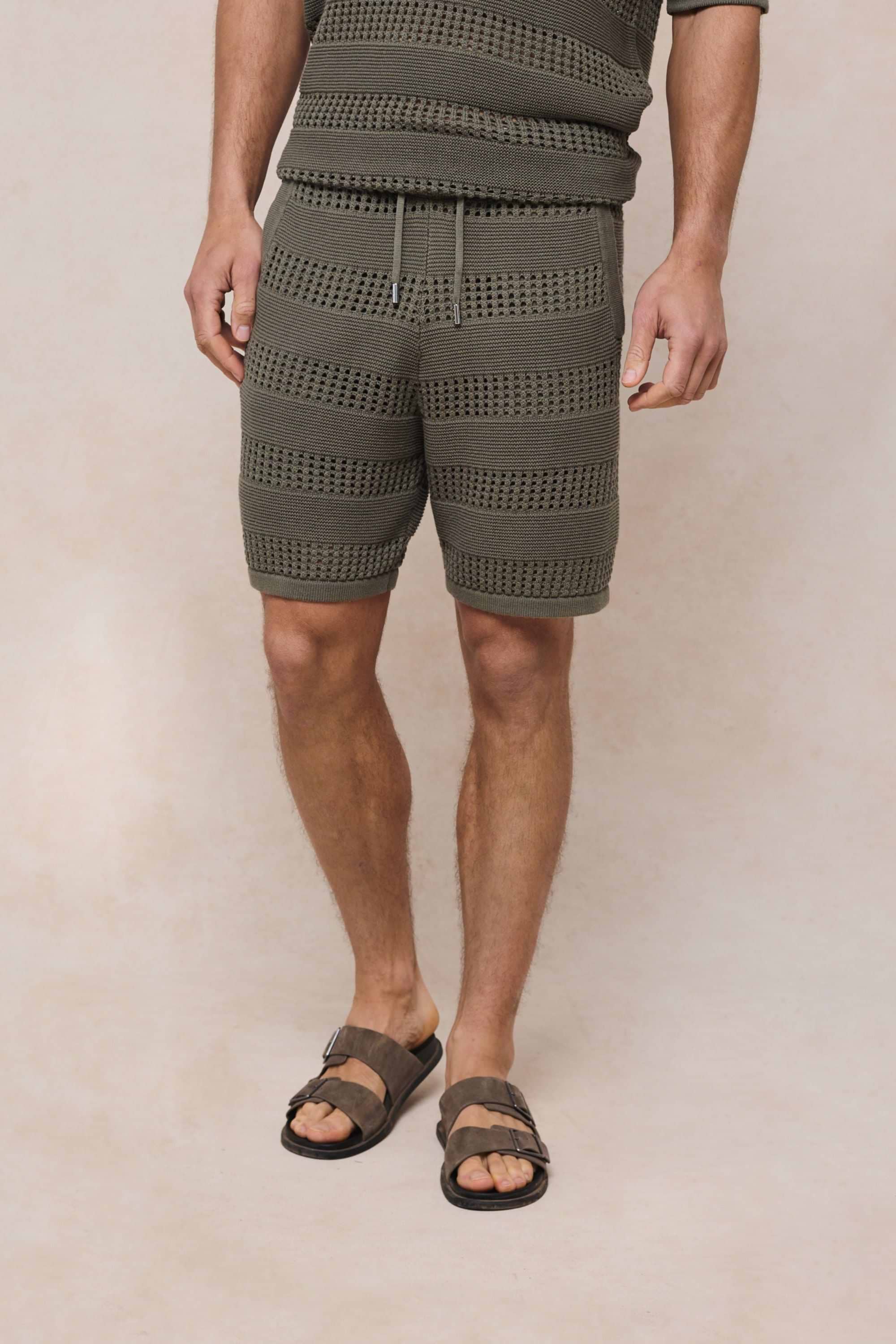 Frattina Crochet Short - Sage