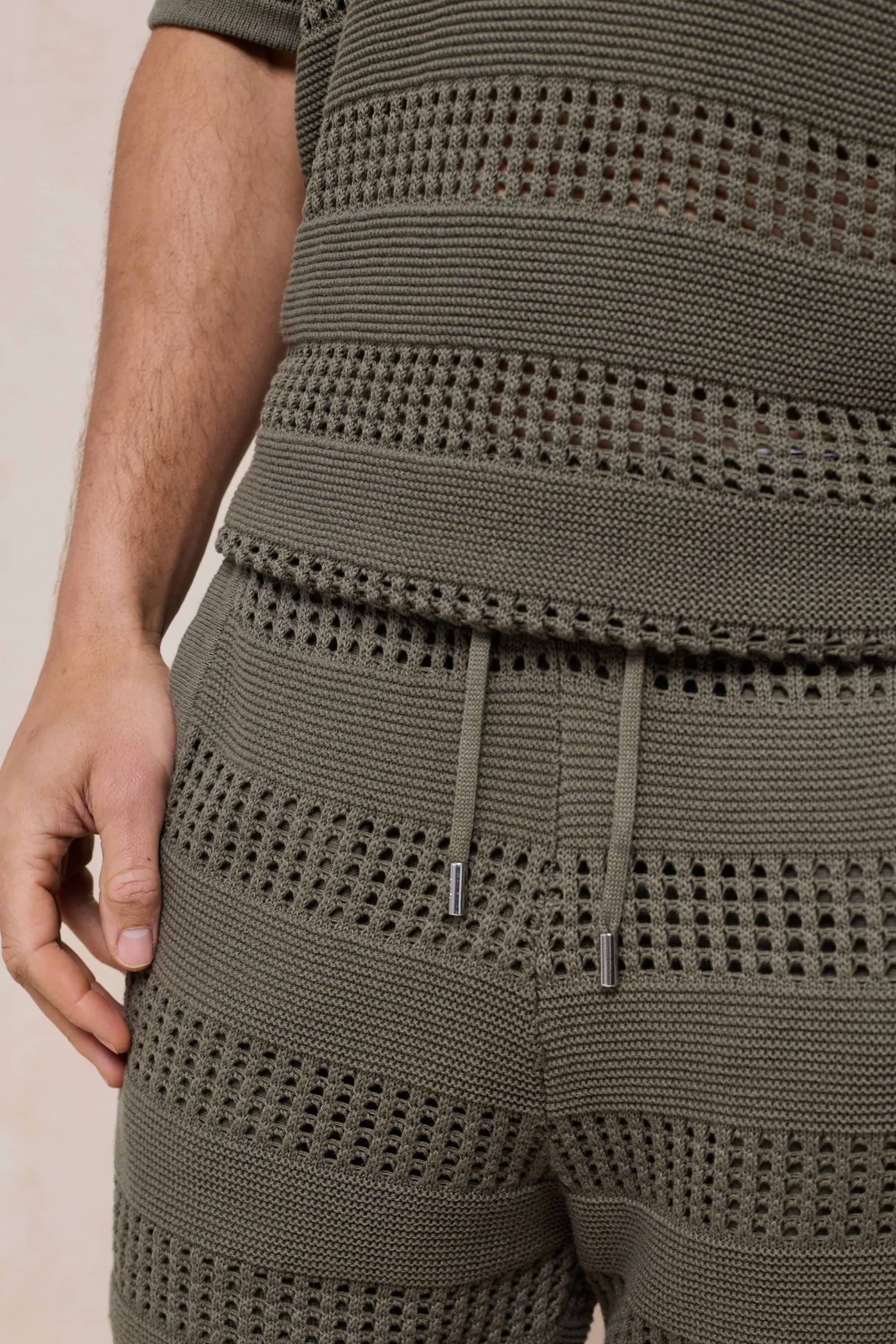 Frattina Crochet Short - Sage