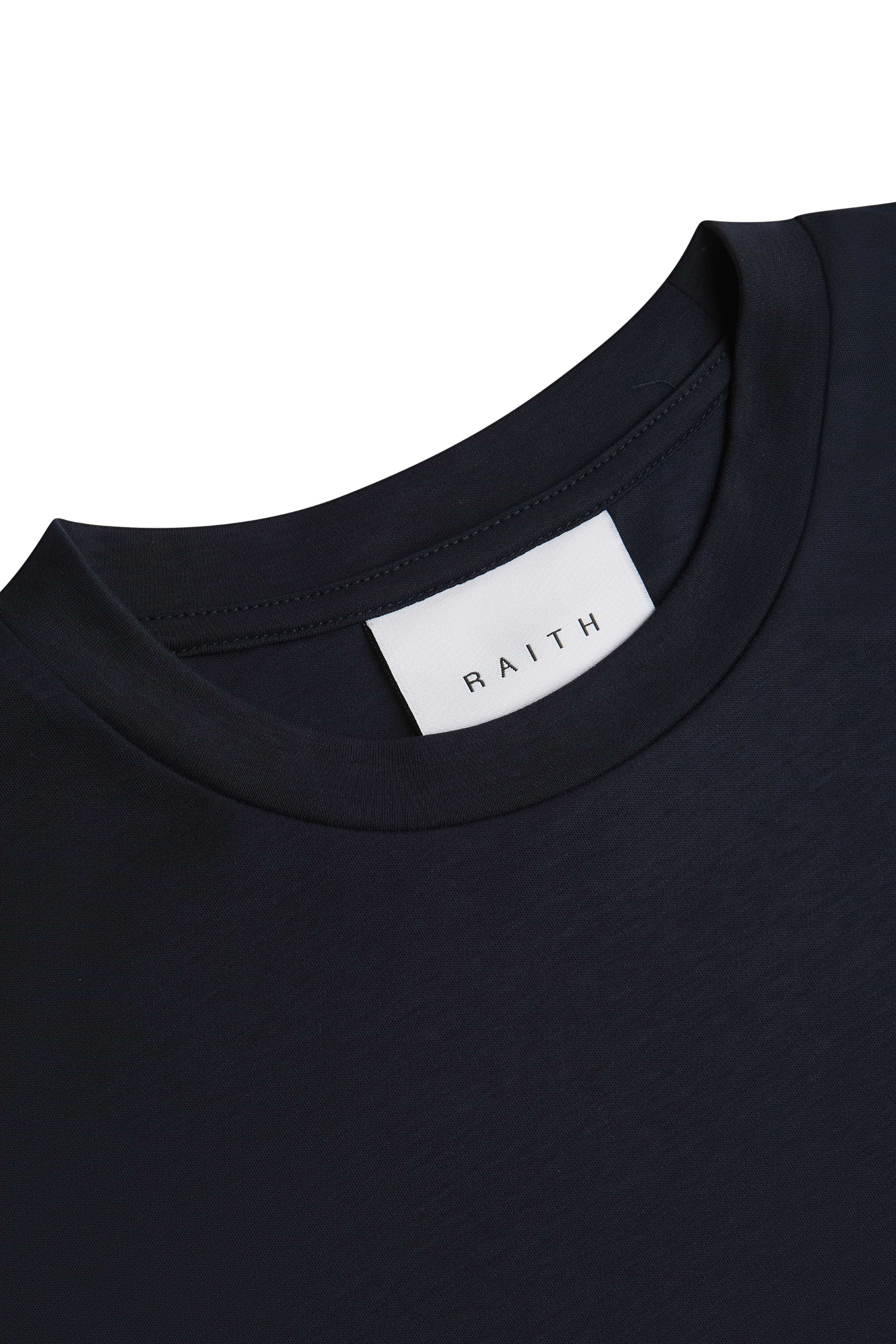 Luxe Mercerised T-Shirt - Navy