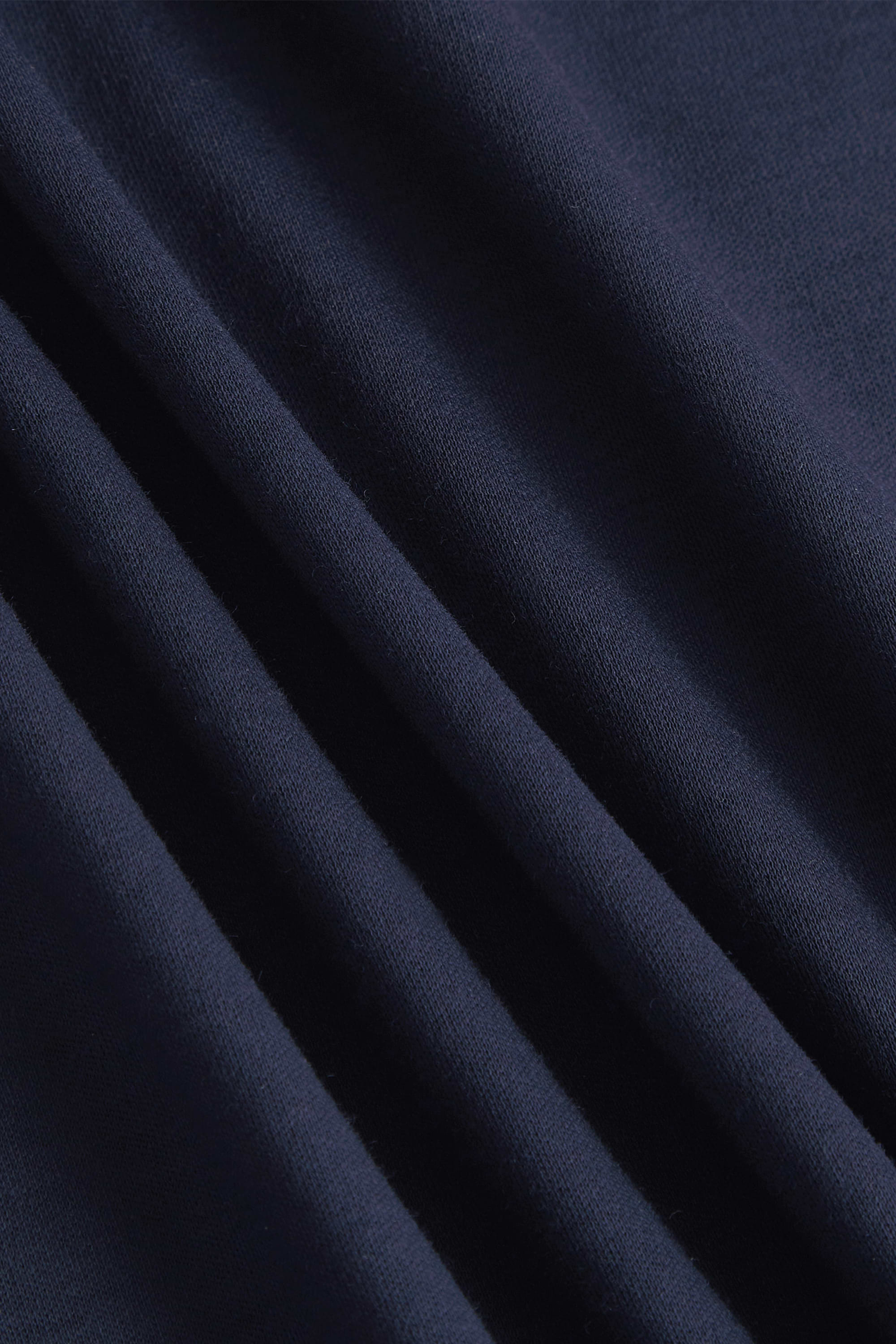 Luxe Mercerised T-Shirt - Navy