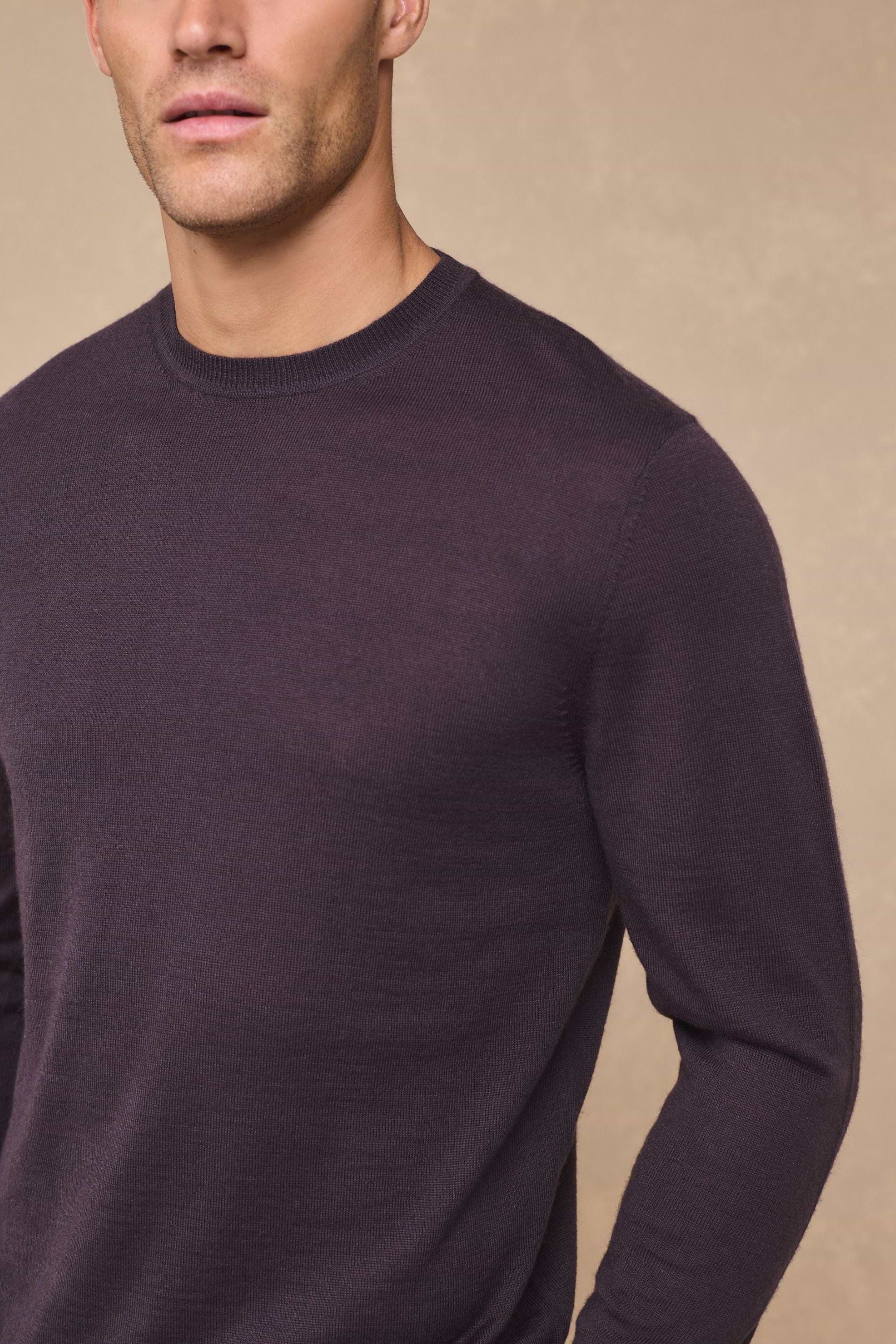 Rio Crew Neck Long Sleeve - Mauve