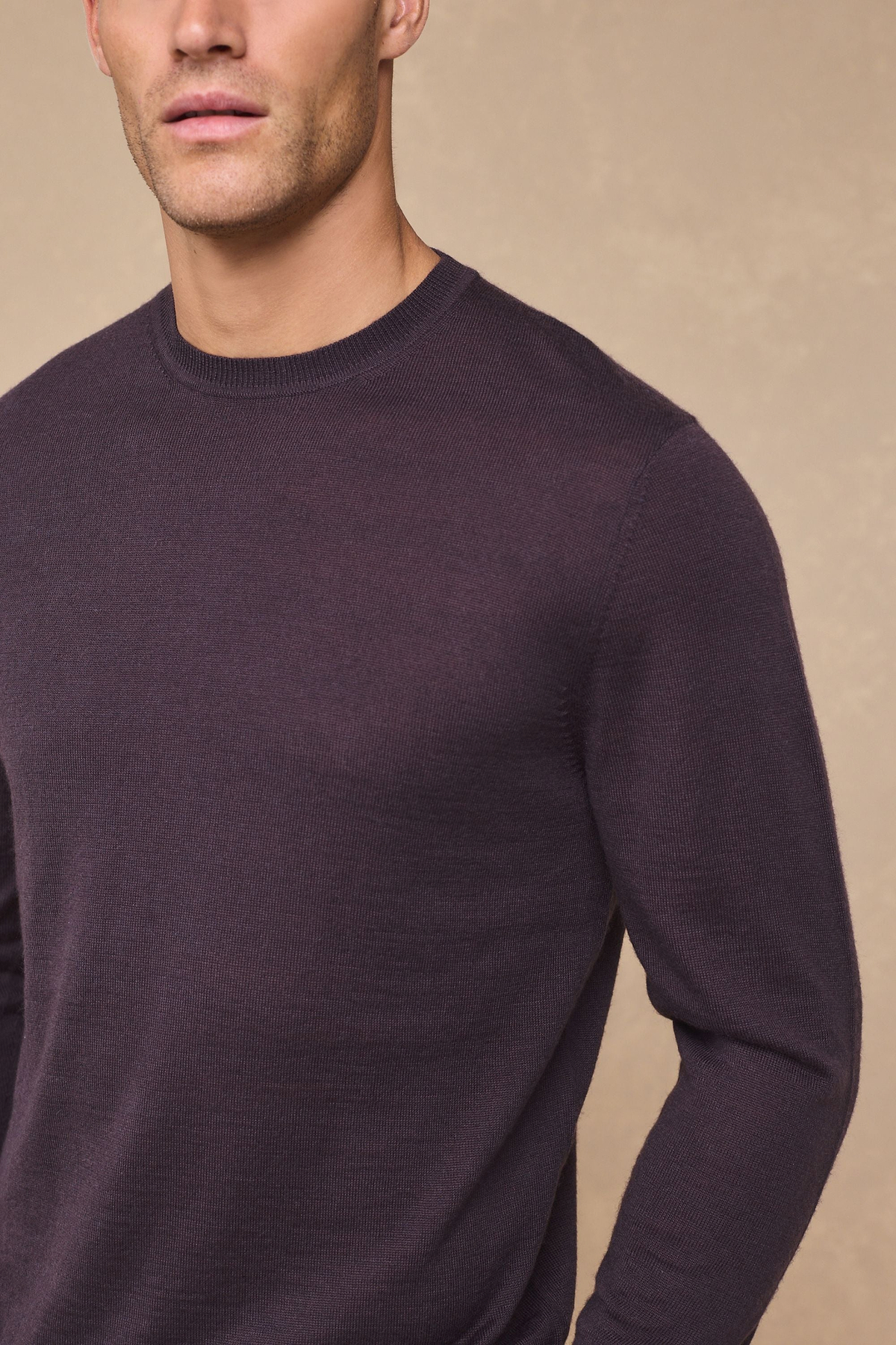 Rio Crew Neck Long Sleeve - Mauve