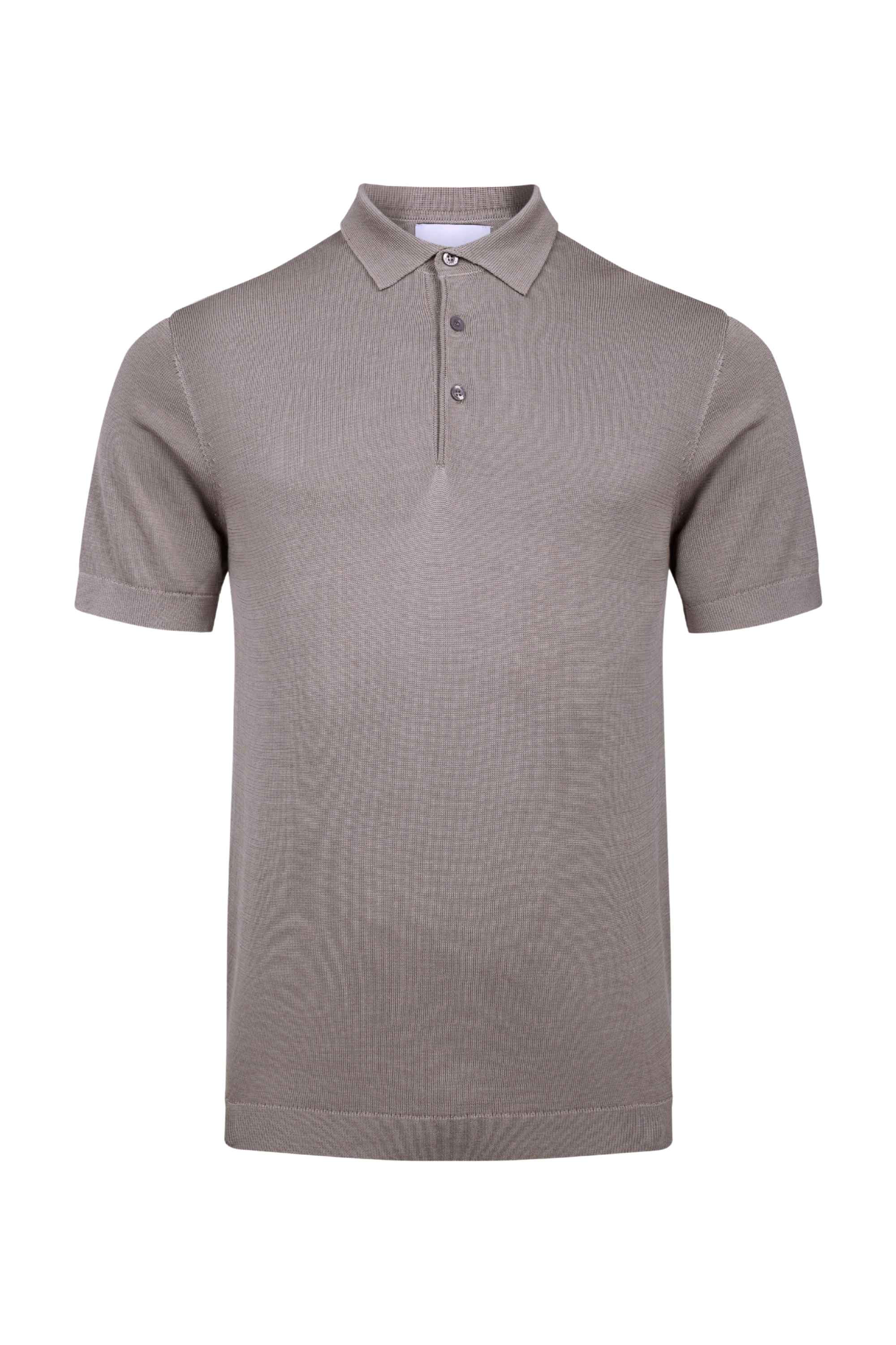Pablo Half Placket Short Sleeve Knitted Polo - Sand