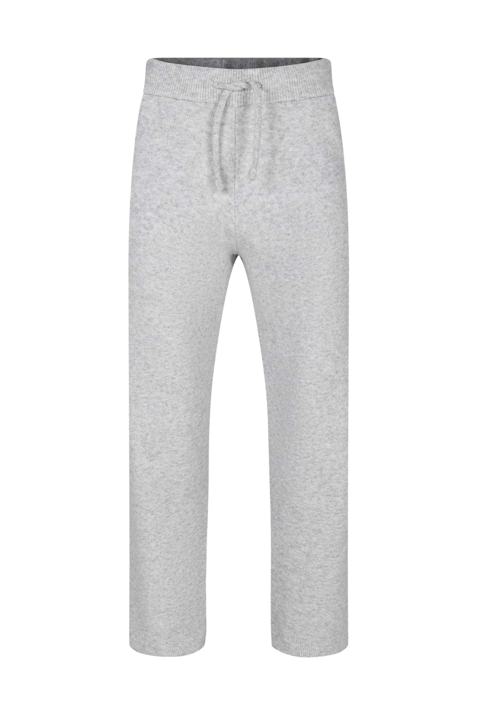 Otto Knitted Trousers - Grey Marl