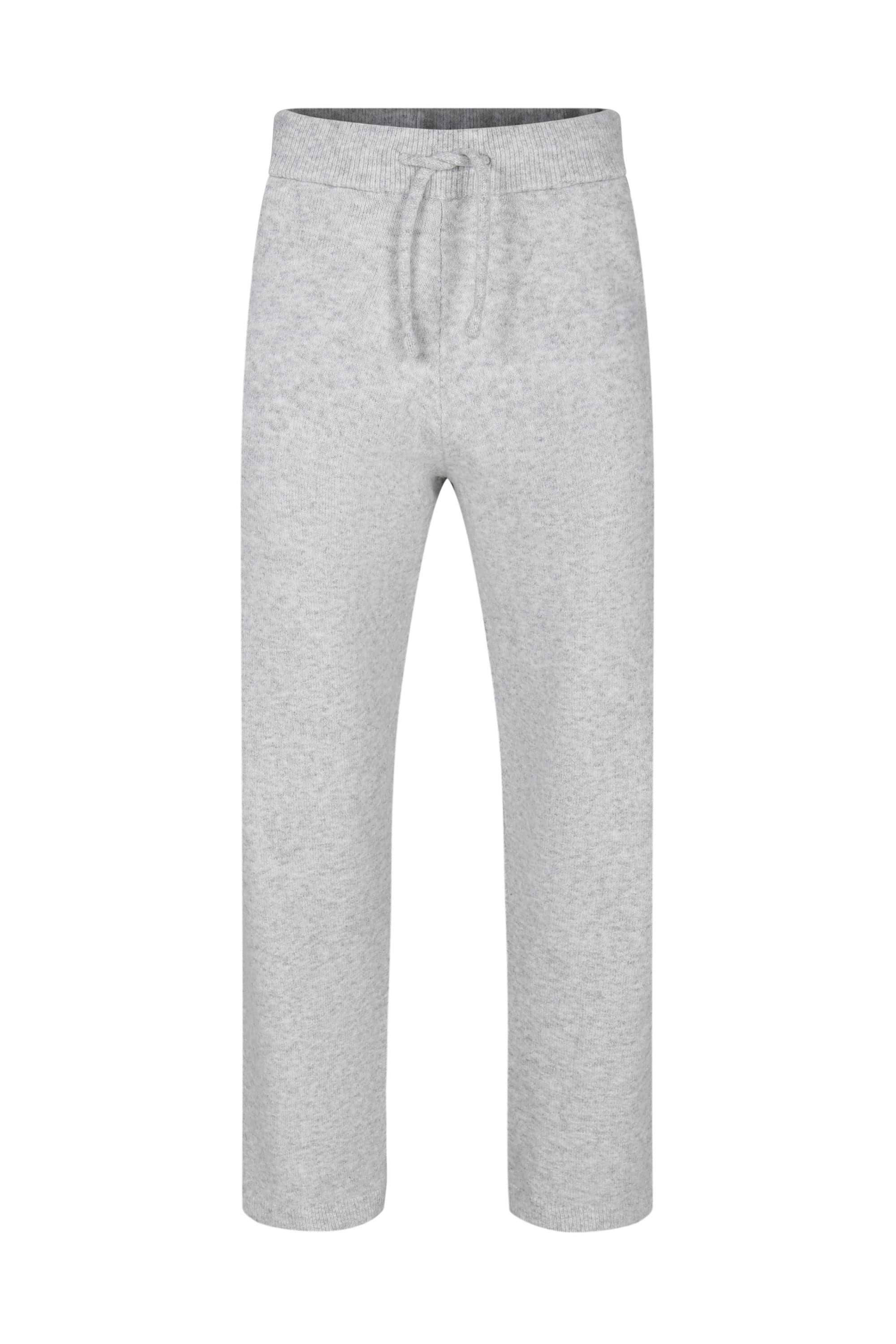 Otto Knitted Trousers - Grey Marl