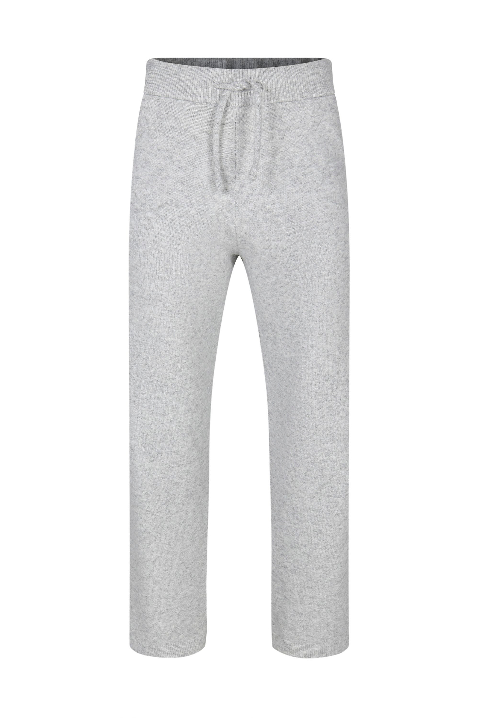 Otto Knitted Trousers - Grey Marl