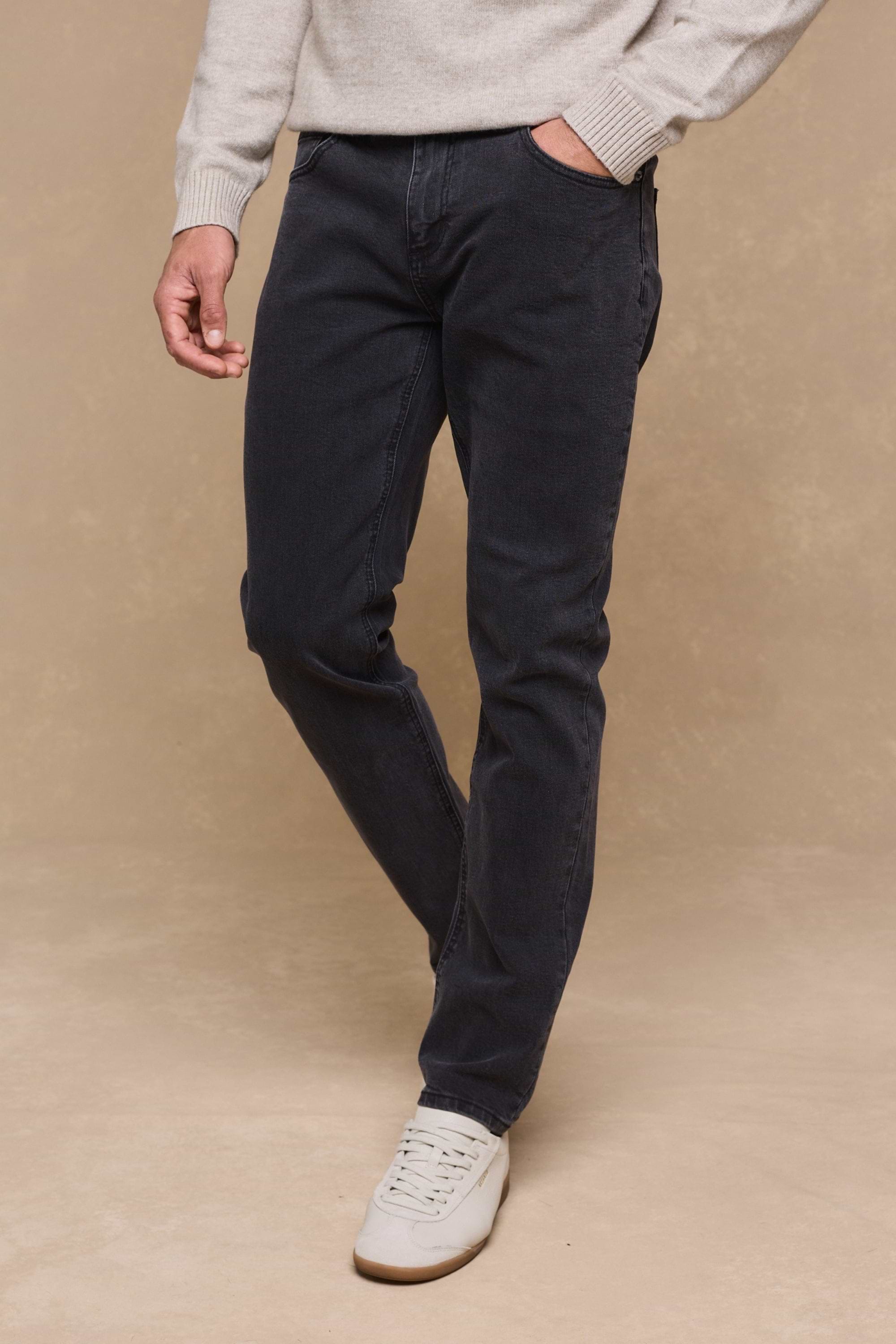 Marco Washed Jean - Light Washed Black