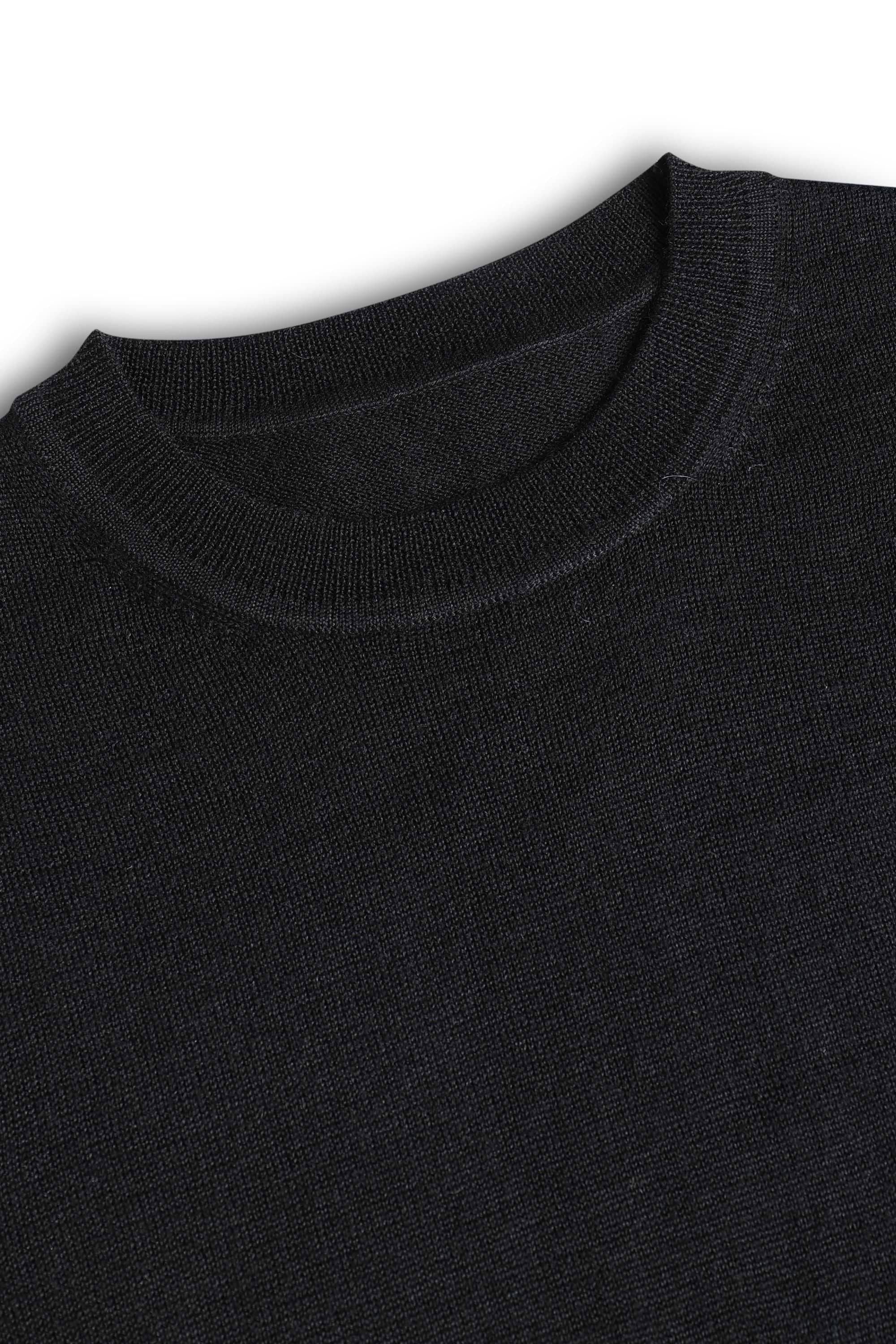 Rio Crew Neck Long Sleeve - Black