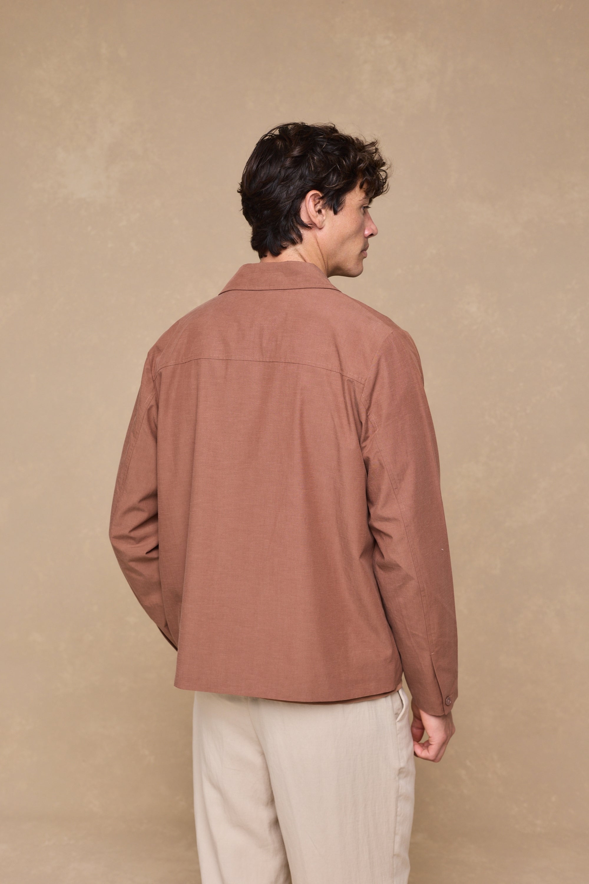 Diego Patch Pocket Tailored Jacket - Rust